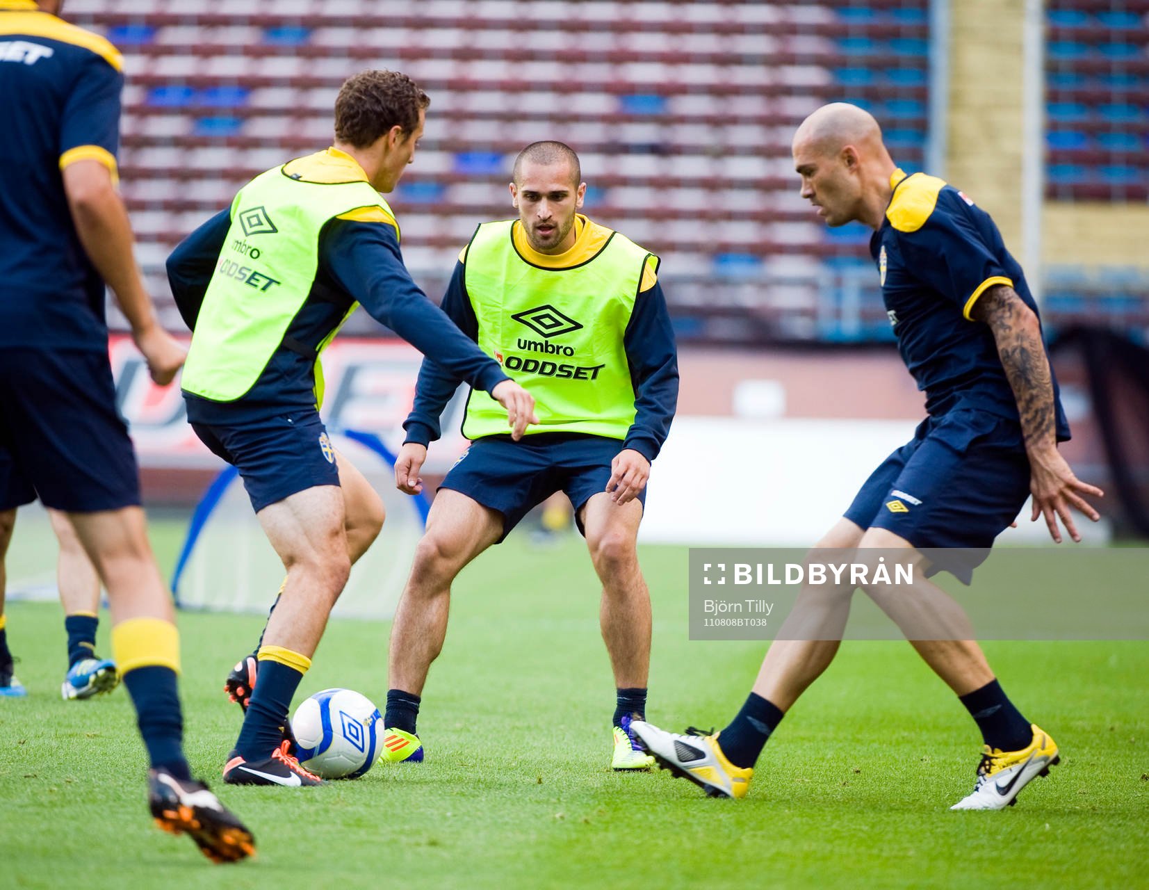 Alexander Gerndt, Emir Bajrami och Daniel Majstorovic,