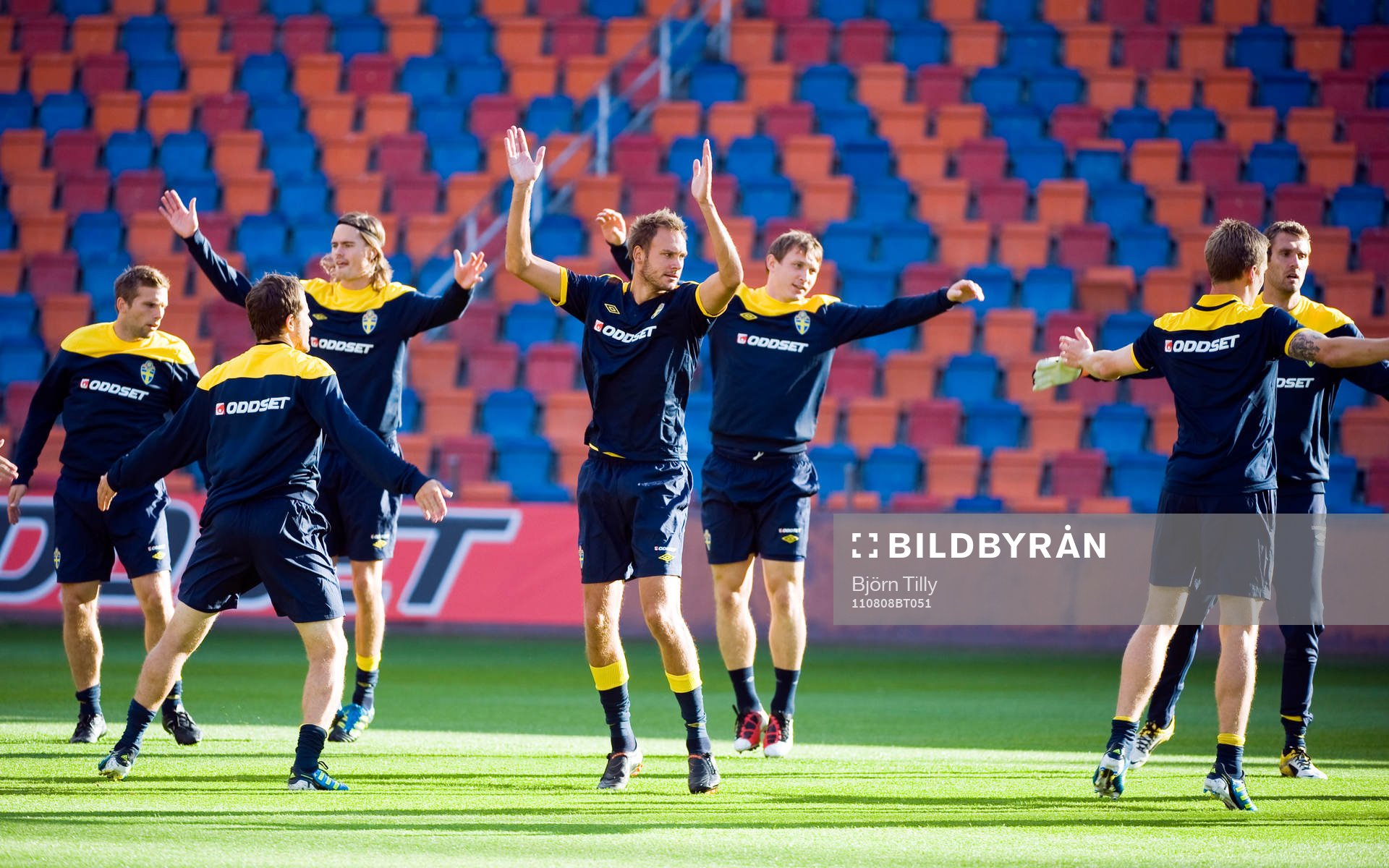 Fotboll, Sverige A, träning