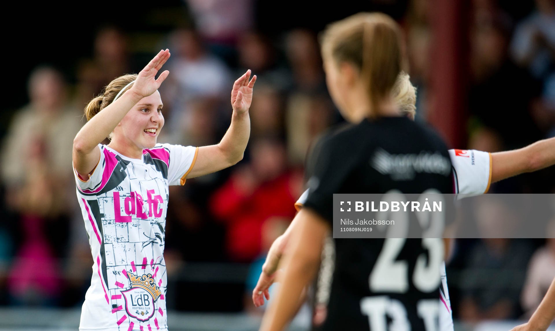 Manon Melis, LDB Malmö jubel, 1-0