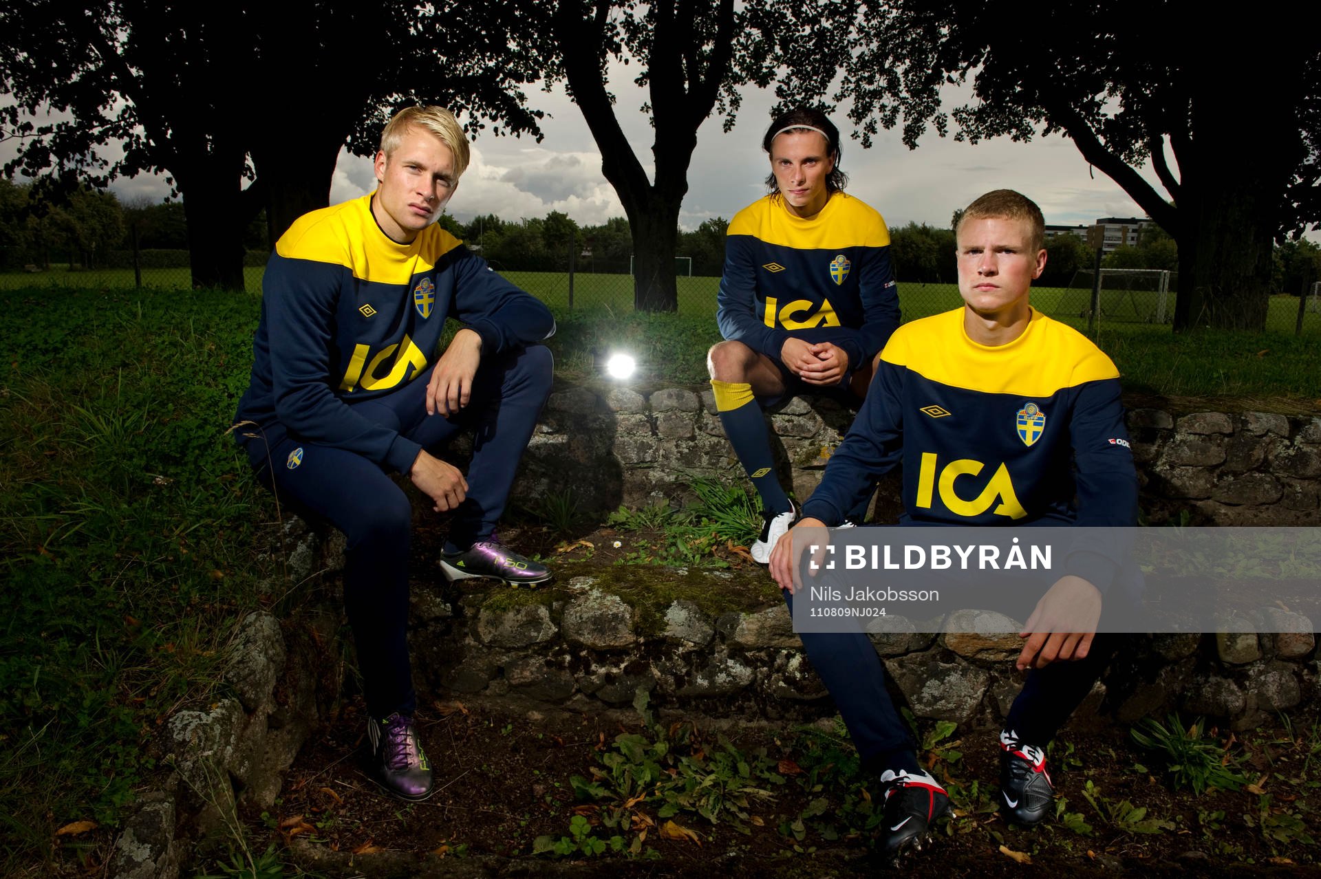 Johan Larsson, Niklas Hult, Oscar Hiljemark, alla Elfsborg
