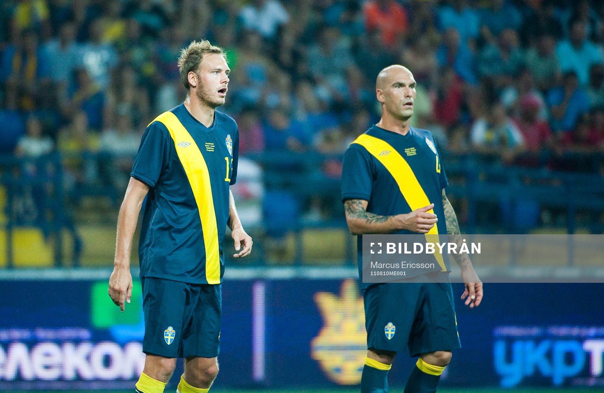 Andreas Granqvist och Daniel Majstorovic, Sverige