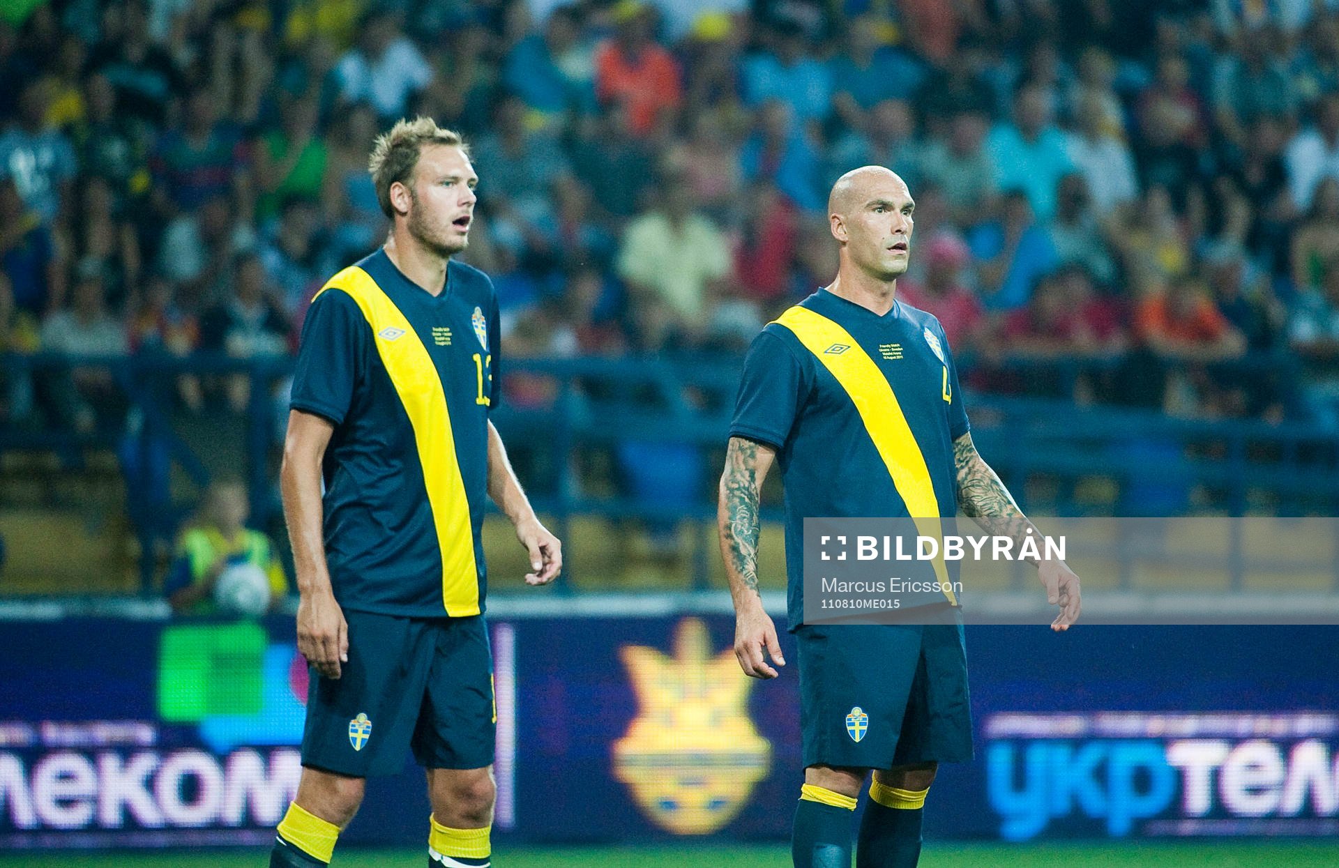 Andreas Granqvist och Daniel Majstorovic, Sverige