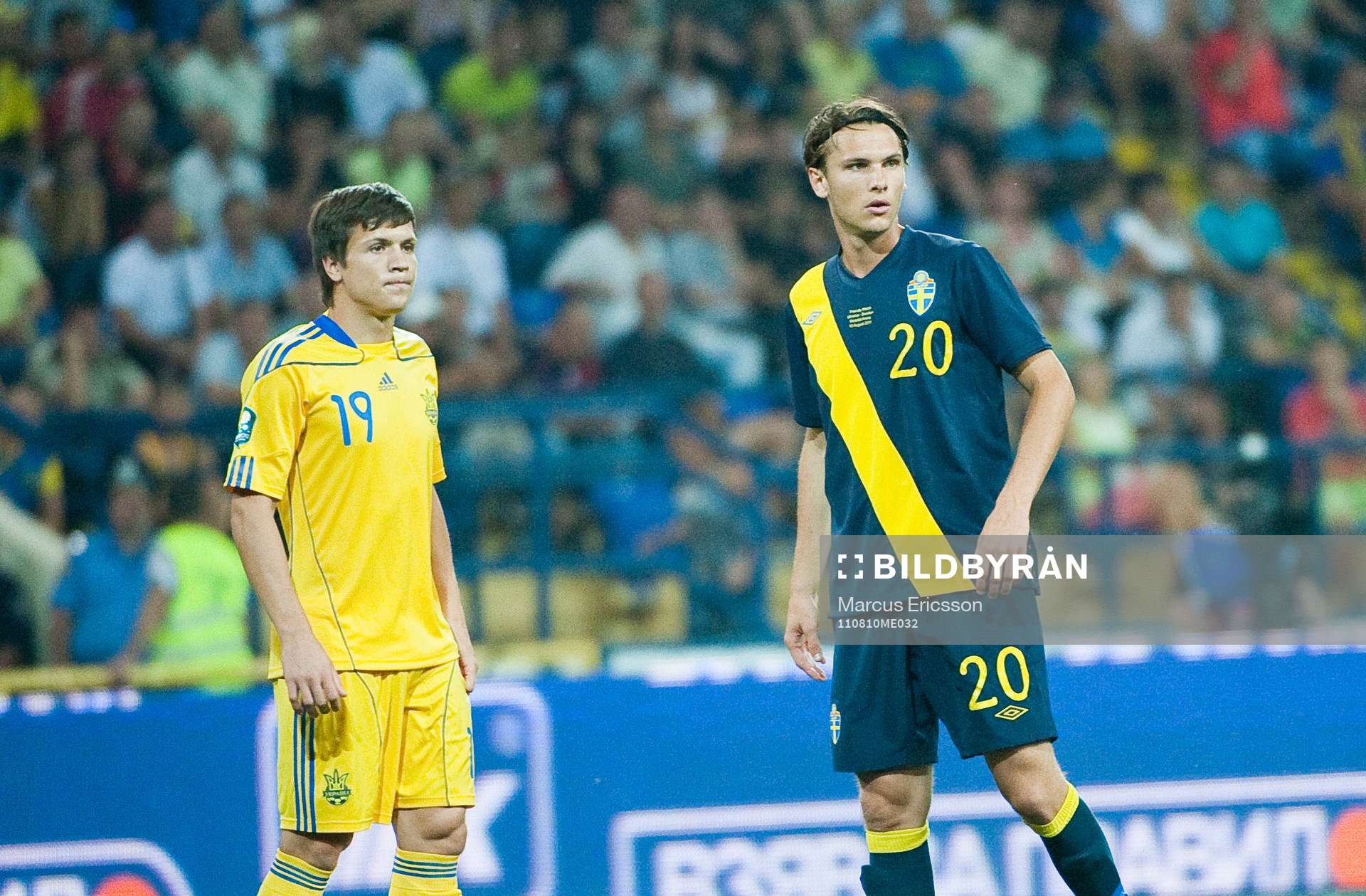 Yevhen Konoplianka, Ukraina och Albin Ekdal, Sverige