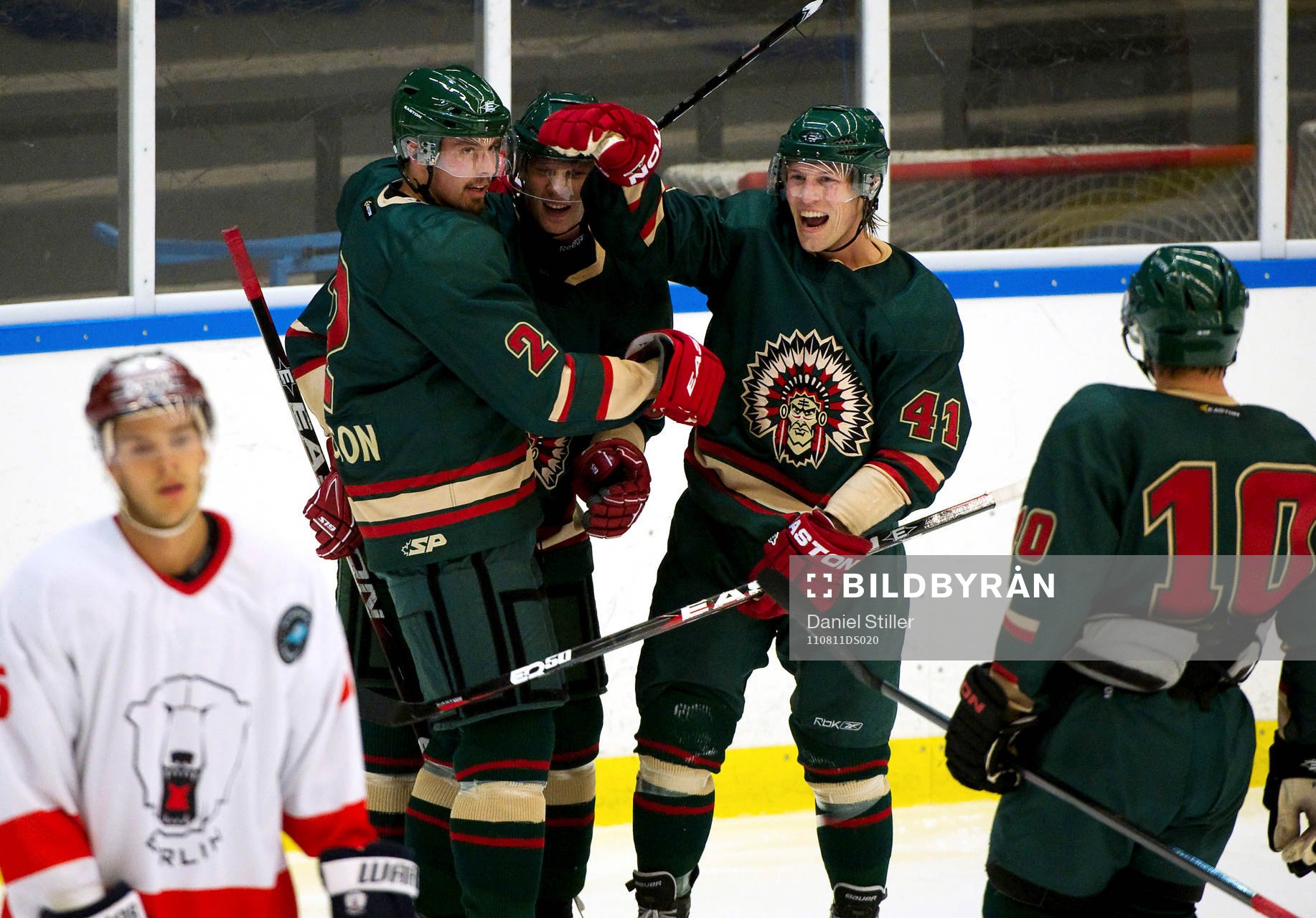 Pierre Johansson och Mathis Olimb, Frölunda, jubel
