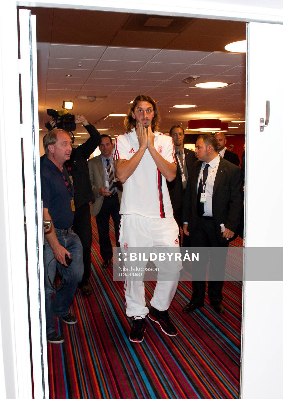 Presskonferens, Zlatan Ibrahimovic
