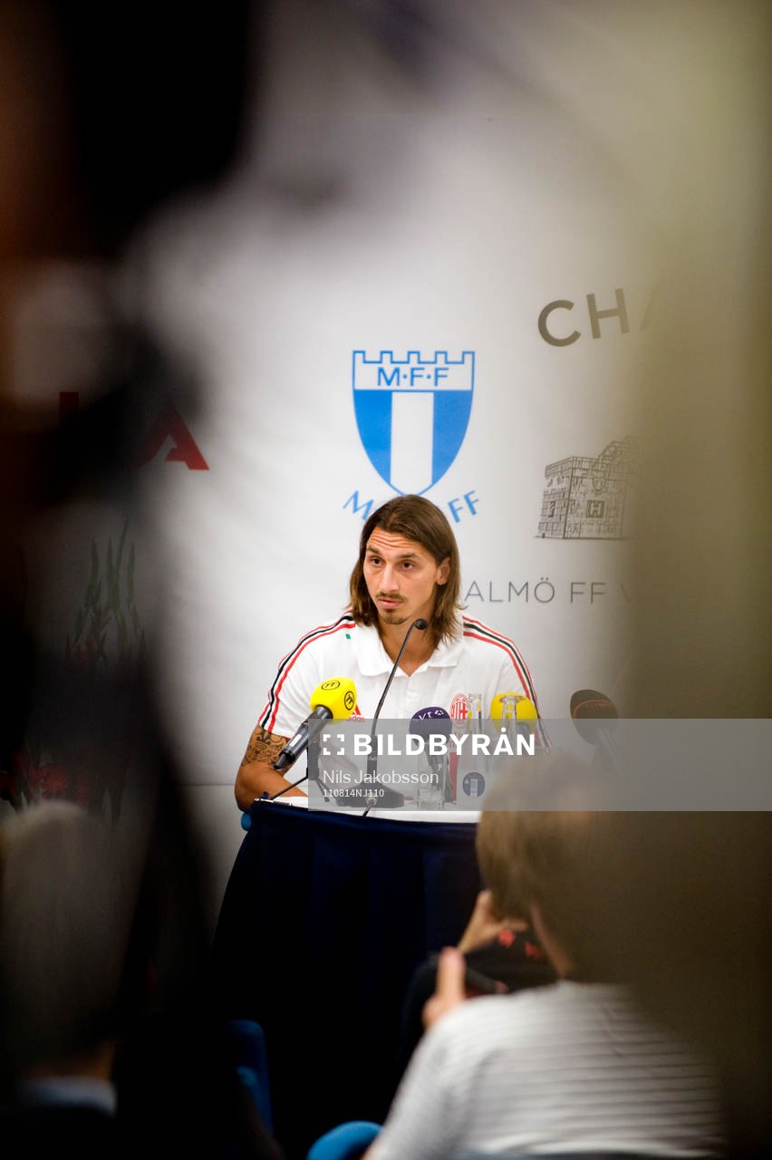 Presskonferens, Zlatan Ibrahimovic