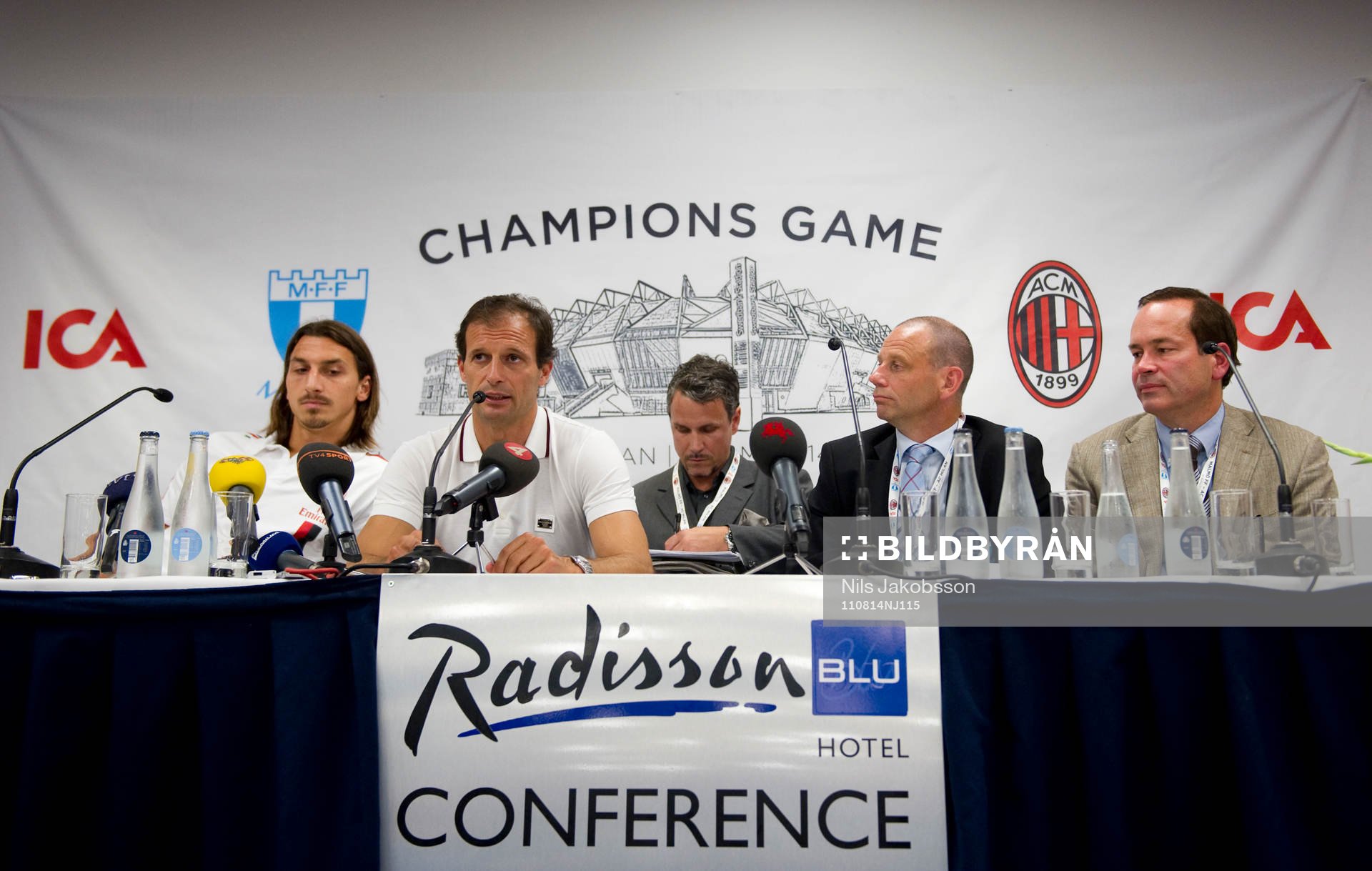 Presskonferens, Zlatan Ibrahimovic, Massimiliano Allegri