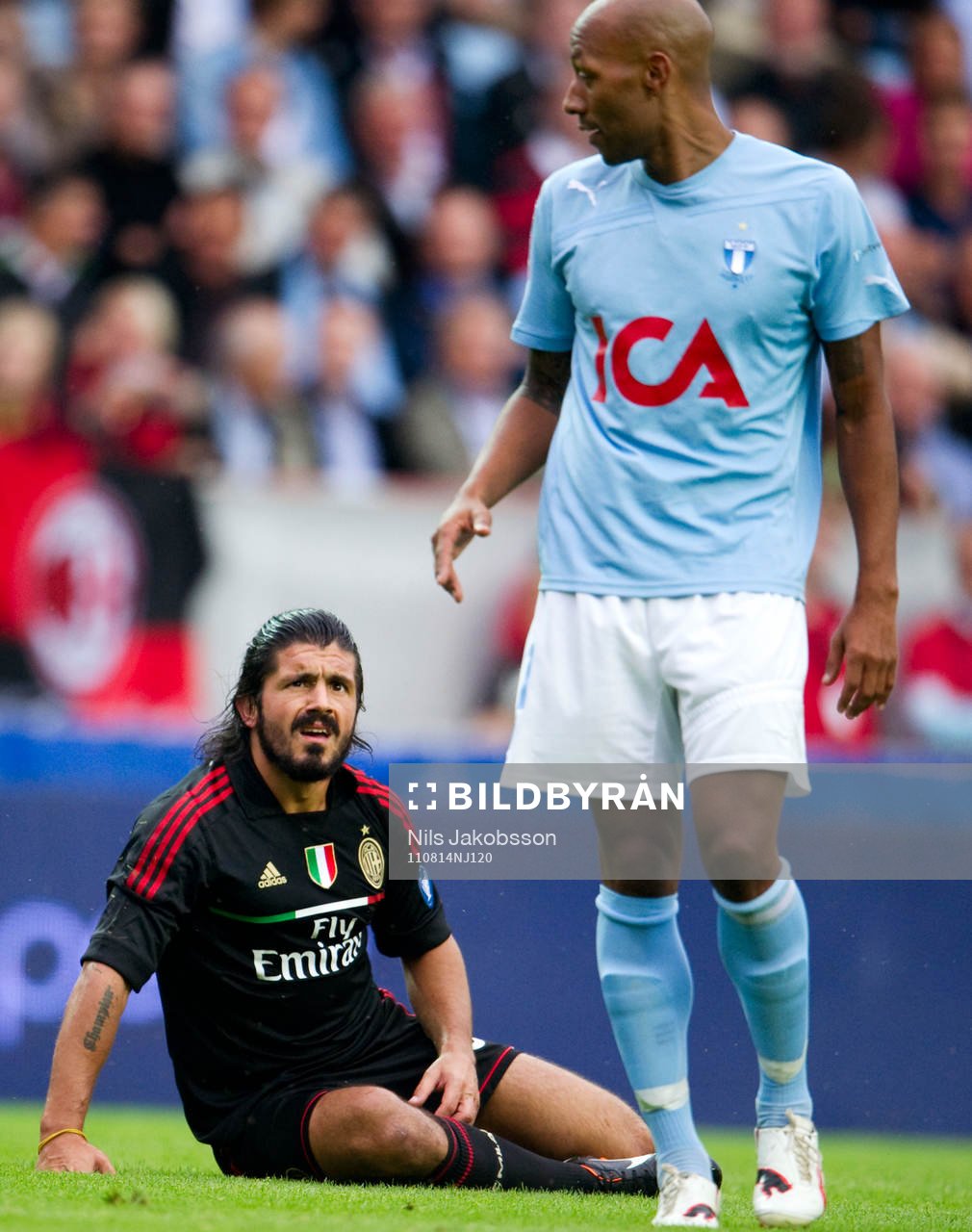 Gennaro Gattusi, AC Milan, Jeffrey Aubynn, Malmö FF