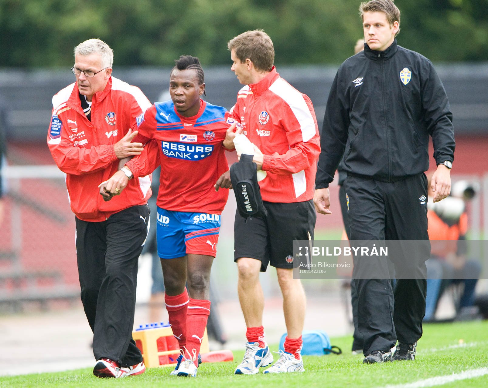 May Mahlangu, skada, Helsingborg
