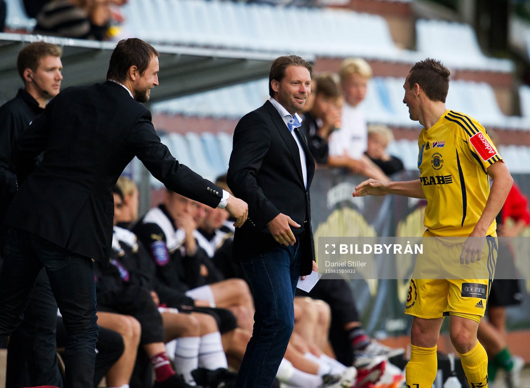 Martin Andersen med Christoffer Skoog och Joakim Persson,