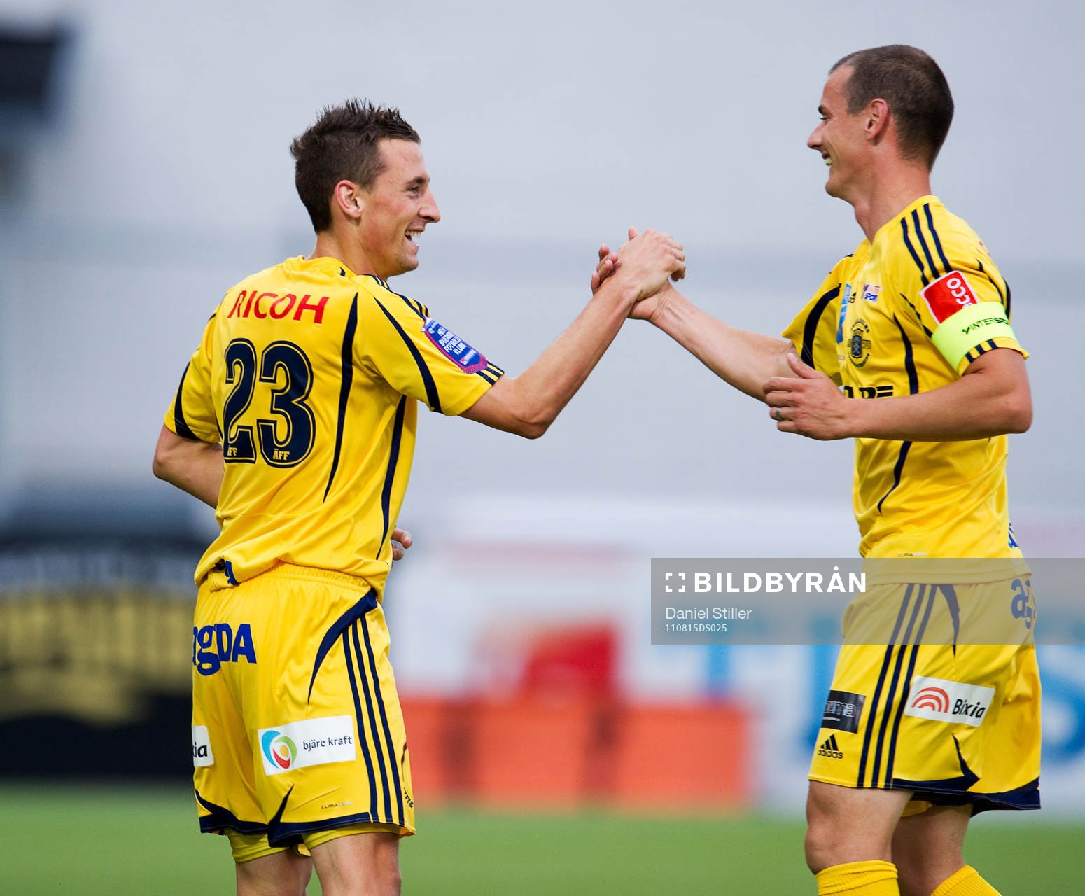 Martin Andersen och Jacob Augustsson, glädje, jubel