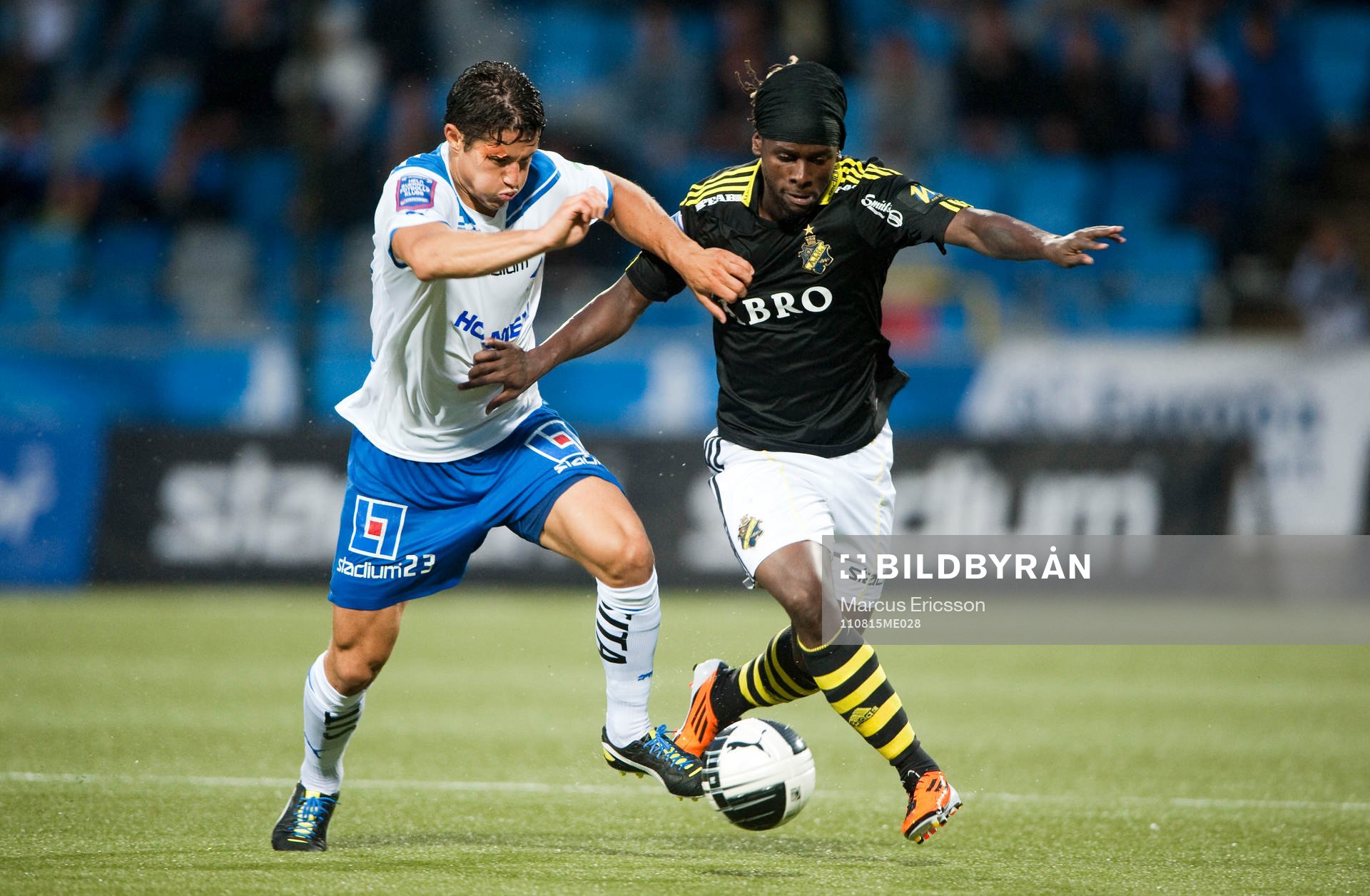 David Wiklander, Norrköping och Martin Mutumba, AIK
