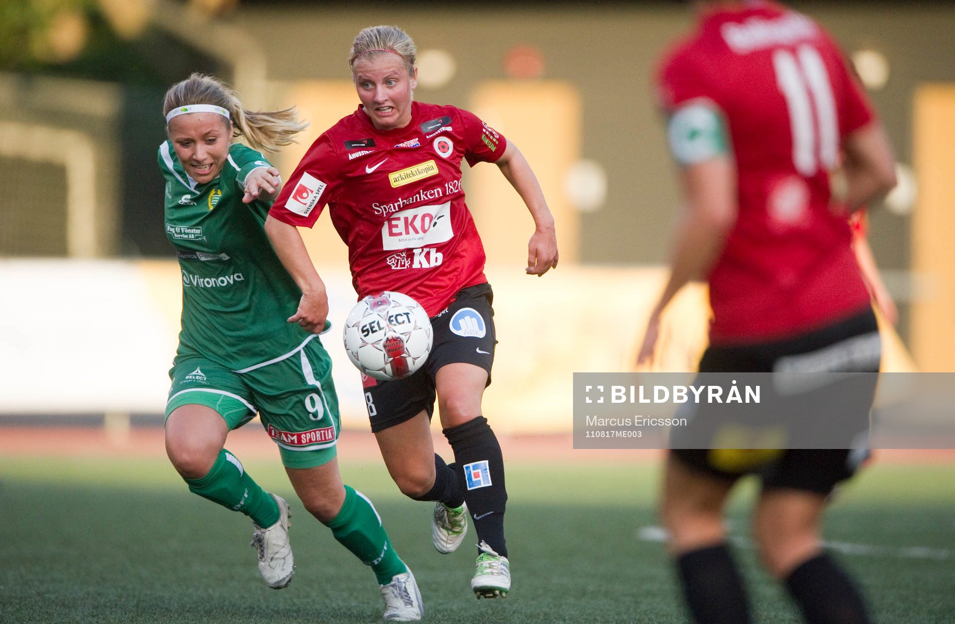 Matilda Agné, Hammarby och Gudny Björk Odinsdottir,