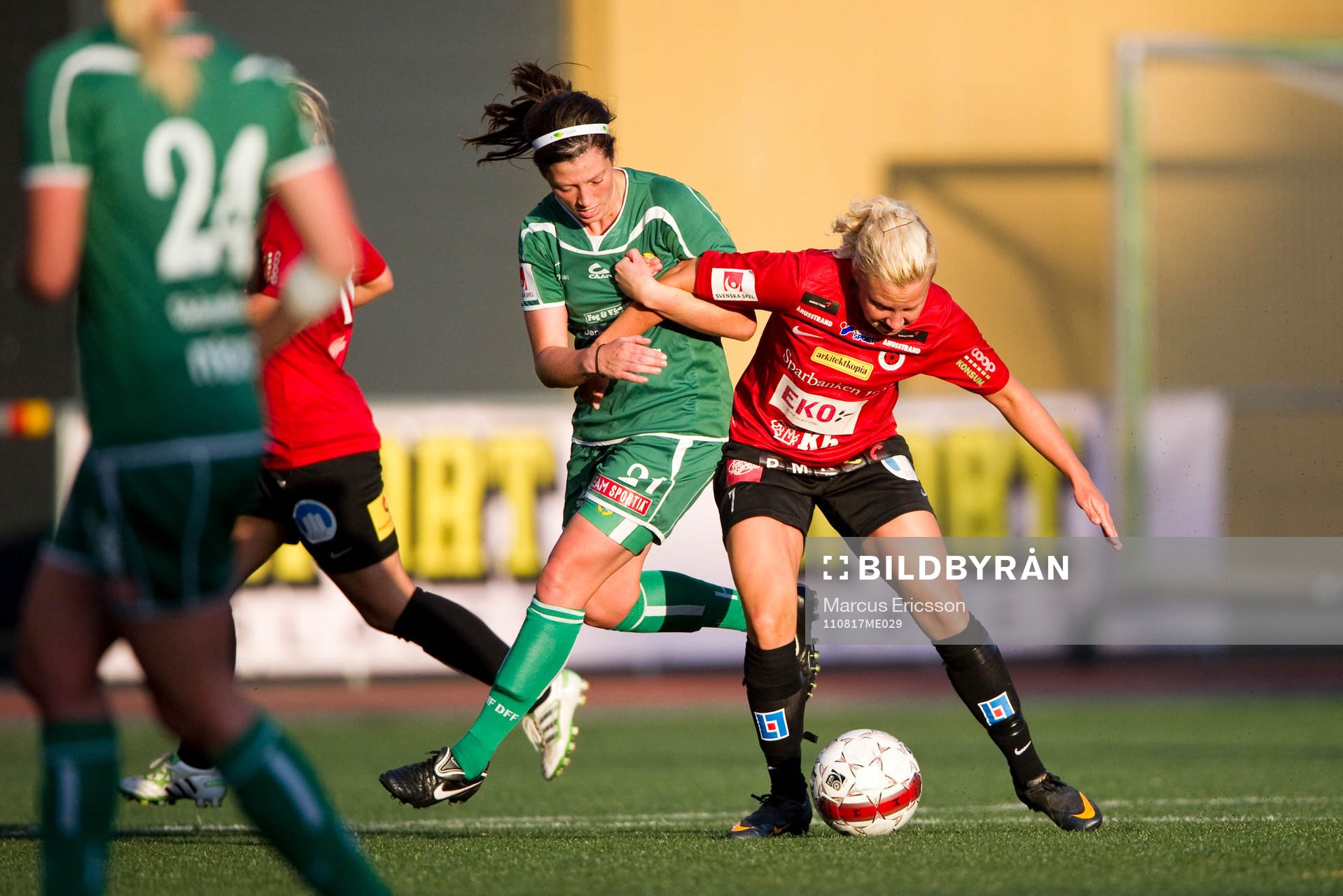  Kathleen E Kelly, Hammarby och Elin Nilsen, Kristianstad