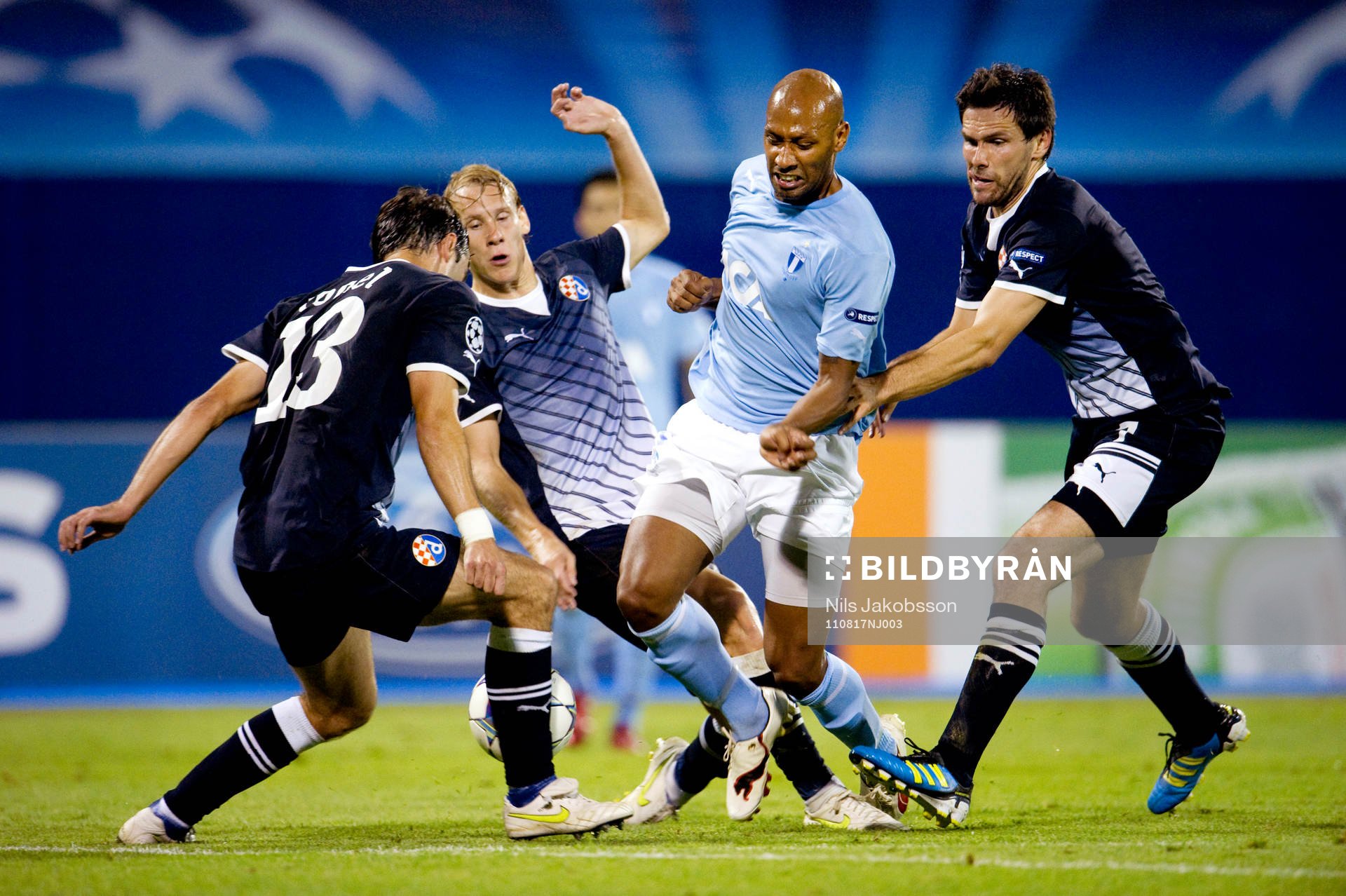 Fotboll, kval till Champions League, Dynamo Zagreb - Malmö