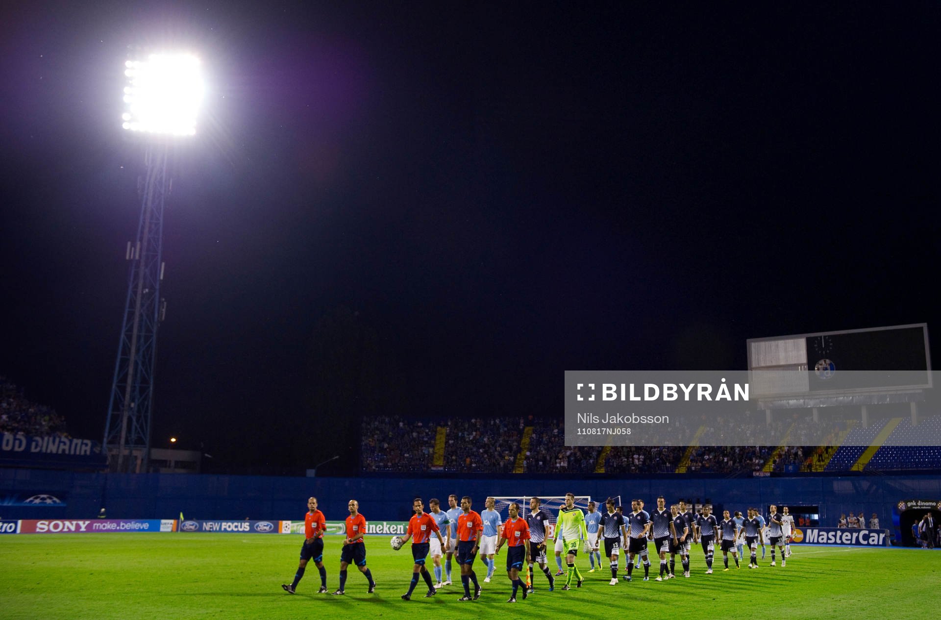 Fotboll, kval till Champions League, Dynamo Zagreb - Malmö