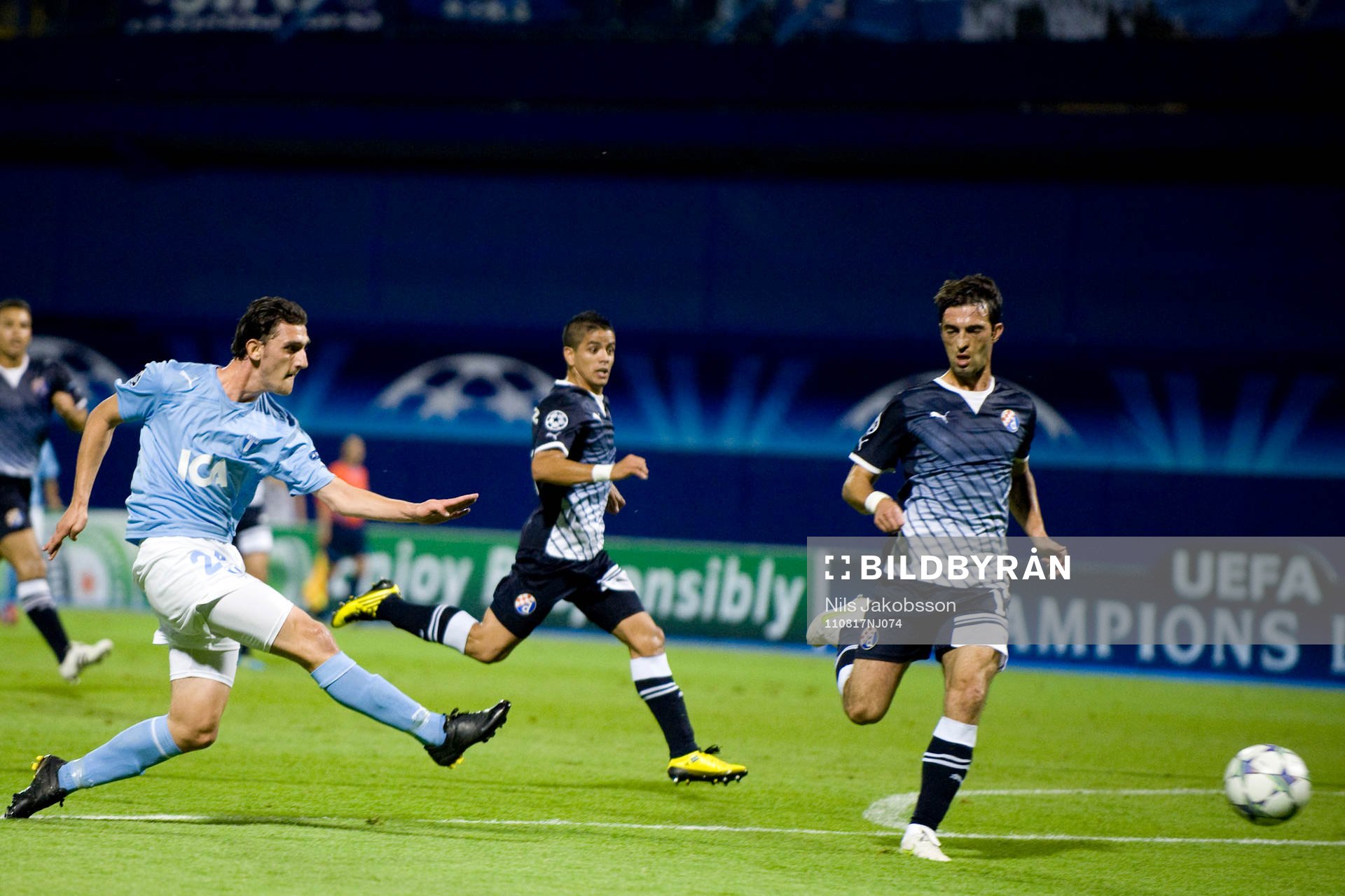 Fotboll, kval till Champions League, Dynamo Zagreb - Malmö