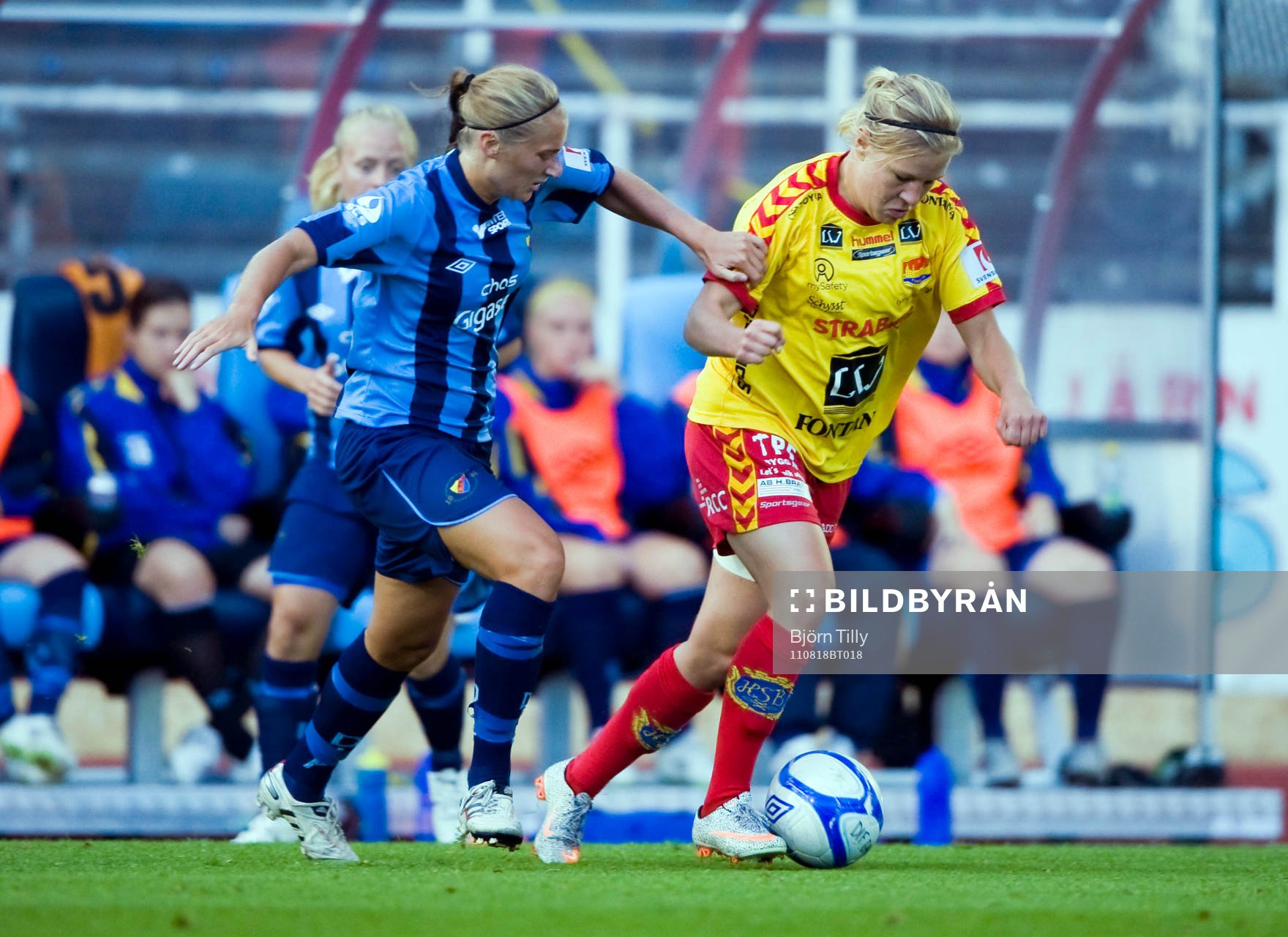  Matilda Rosqvist, Djurgården och Katrin Schmidt, Tyresö.