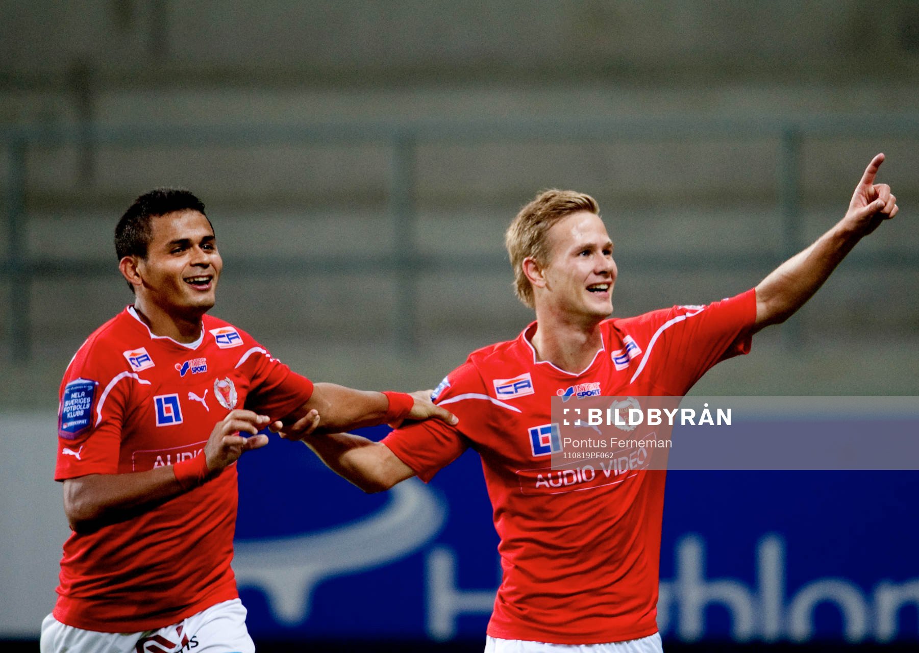 Daniel Sobralense, Erik Israelsson,  Kalmar, jubel