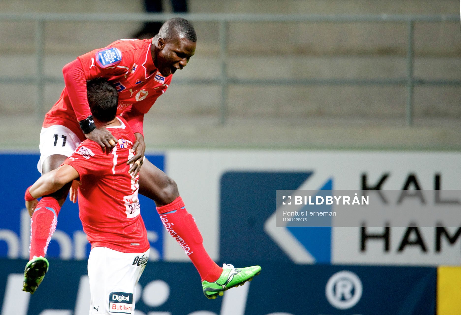 Abiola Dauda, Daniel Sobralense, Kalmar, jubel