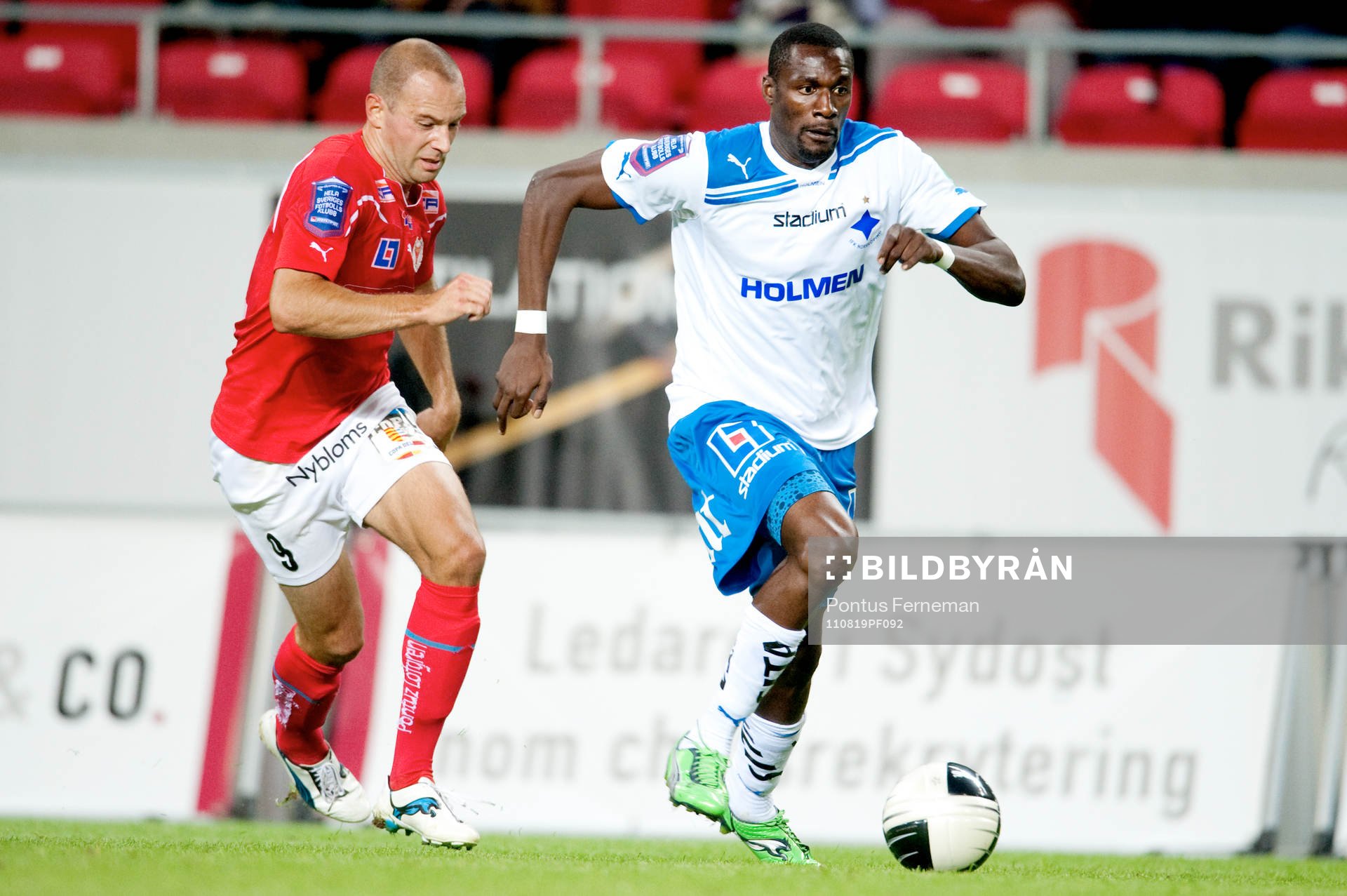 Stefan Larsson, Kalmar, Russell Mwafulirwa, Norrköping