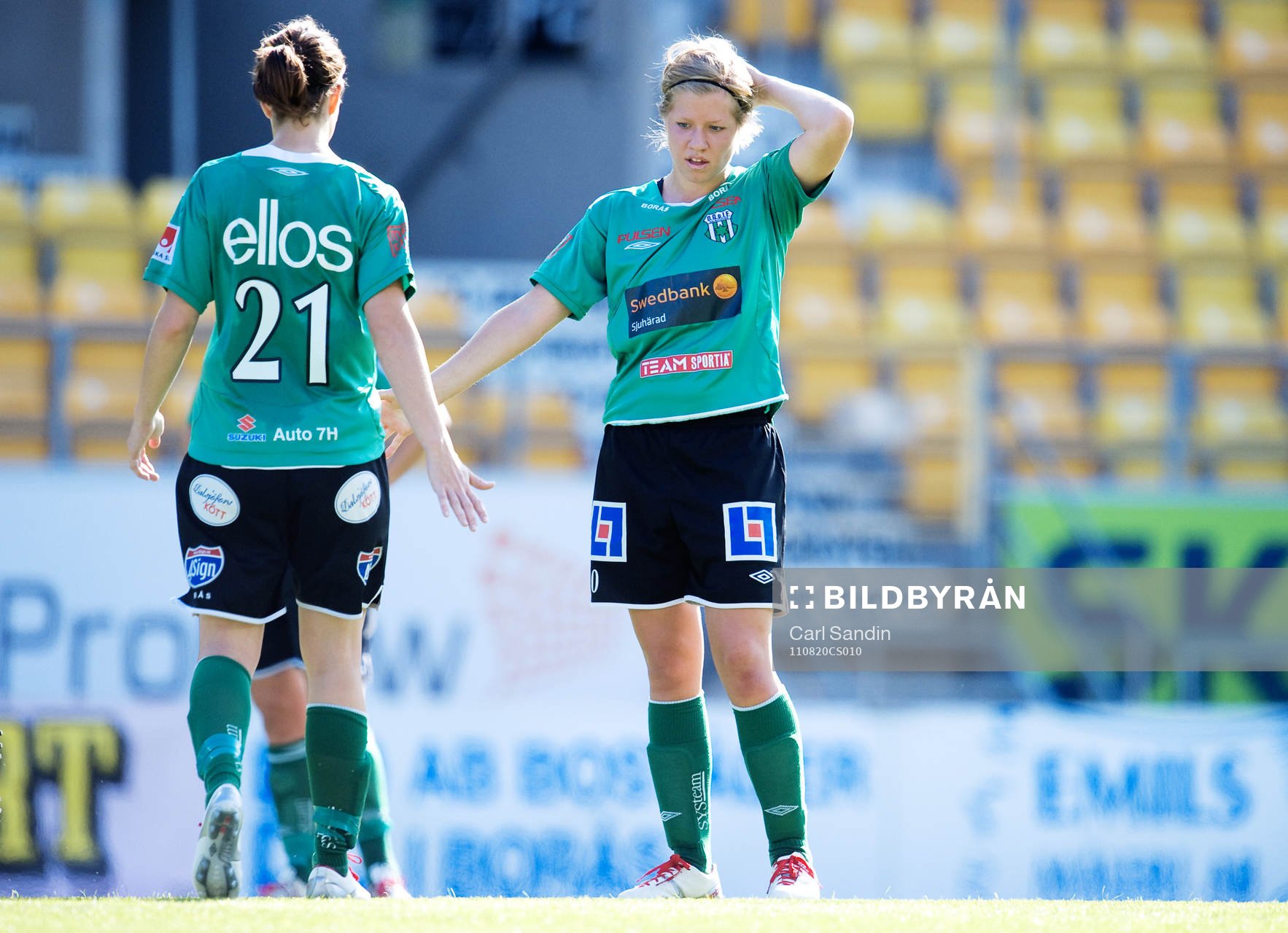 Rebecca Johnsson, Klara Lindberg, Dalsjöfors, depp
