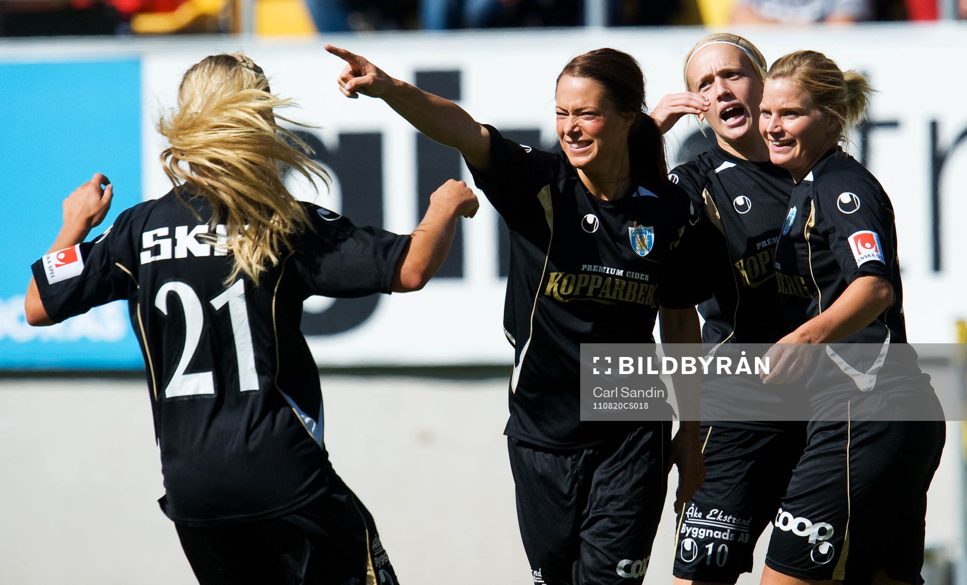  Johanna Almgren, Göteborg, jubel.