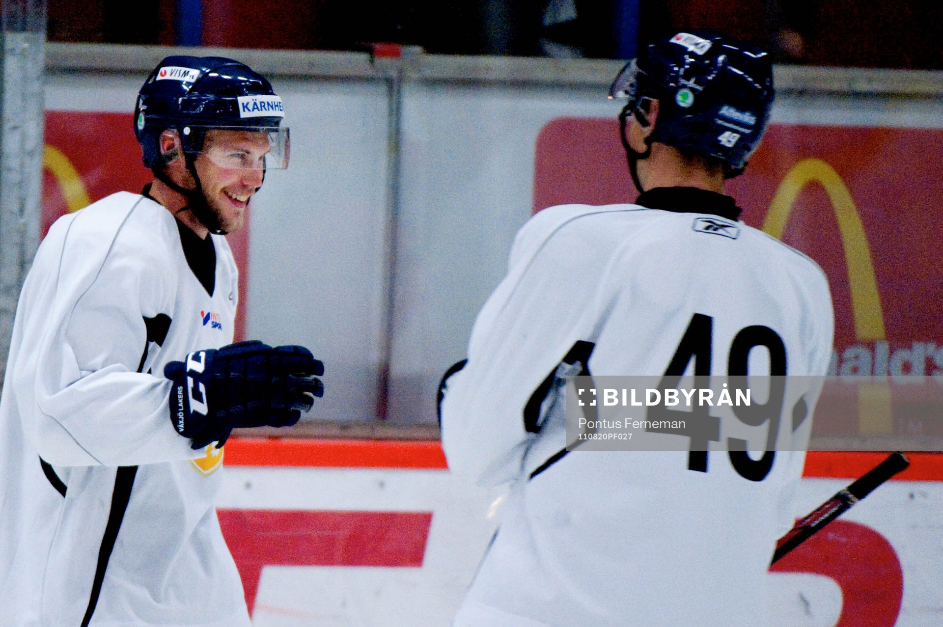 Daniel Åhsberg, Ilkka Heikkinen, Växjö, jubel