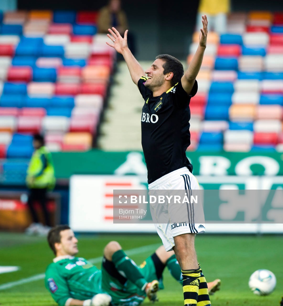 Gabriel Özkan, AIK, jubel