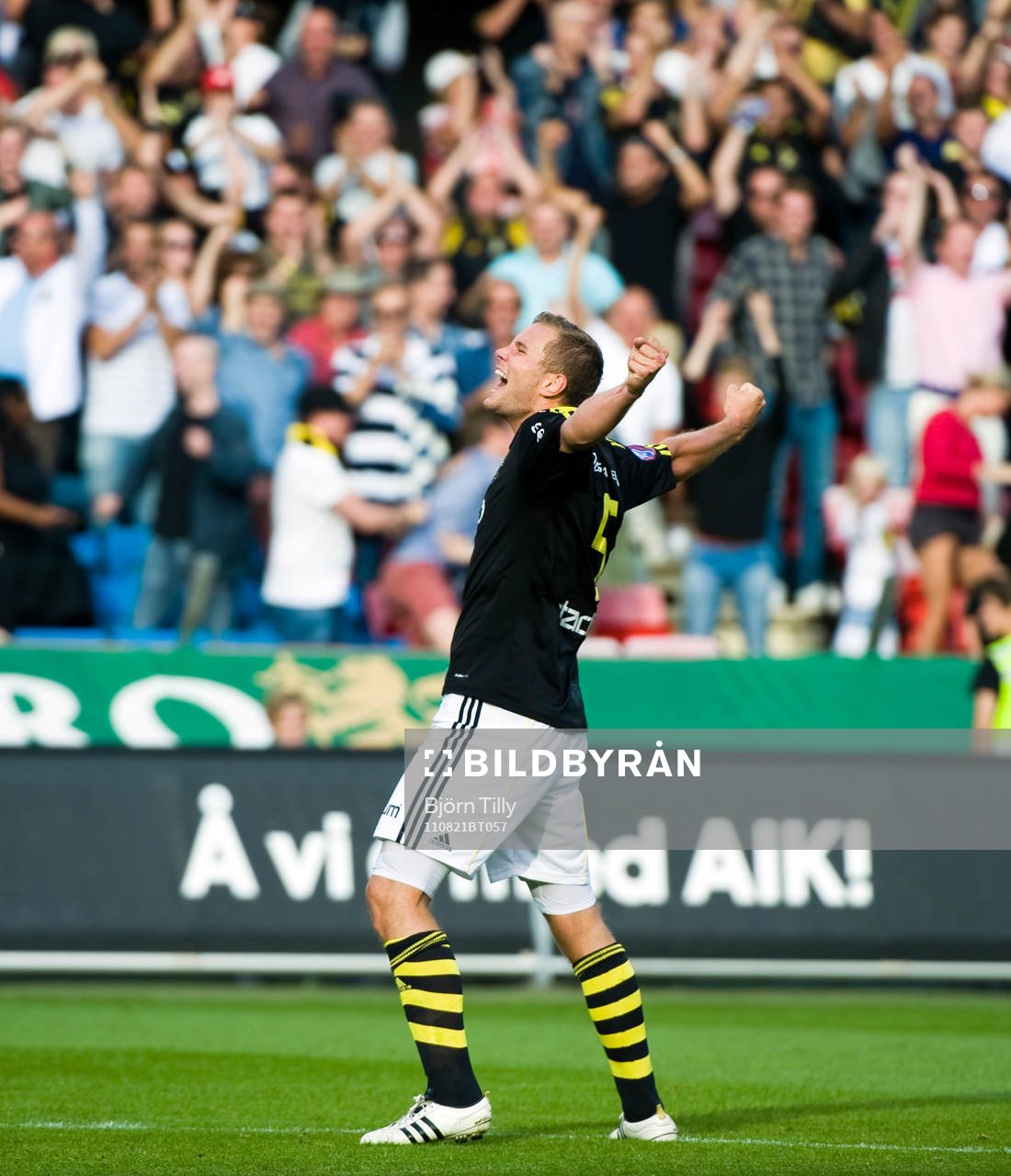 Robert Åhman-Persson, AIK, jubel