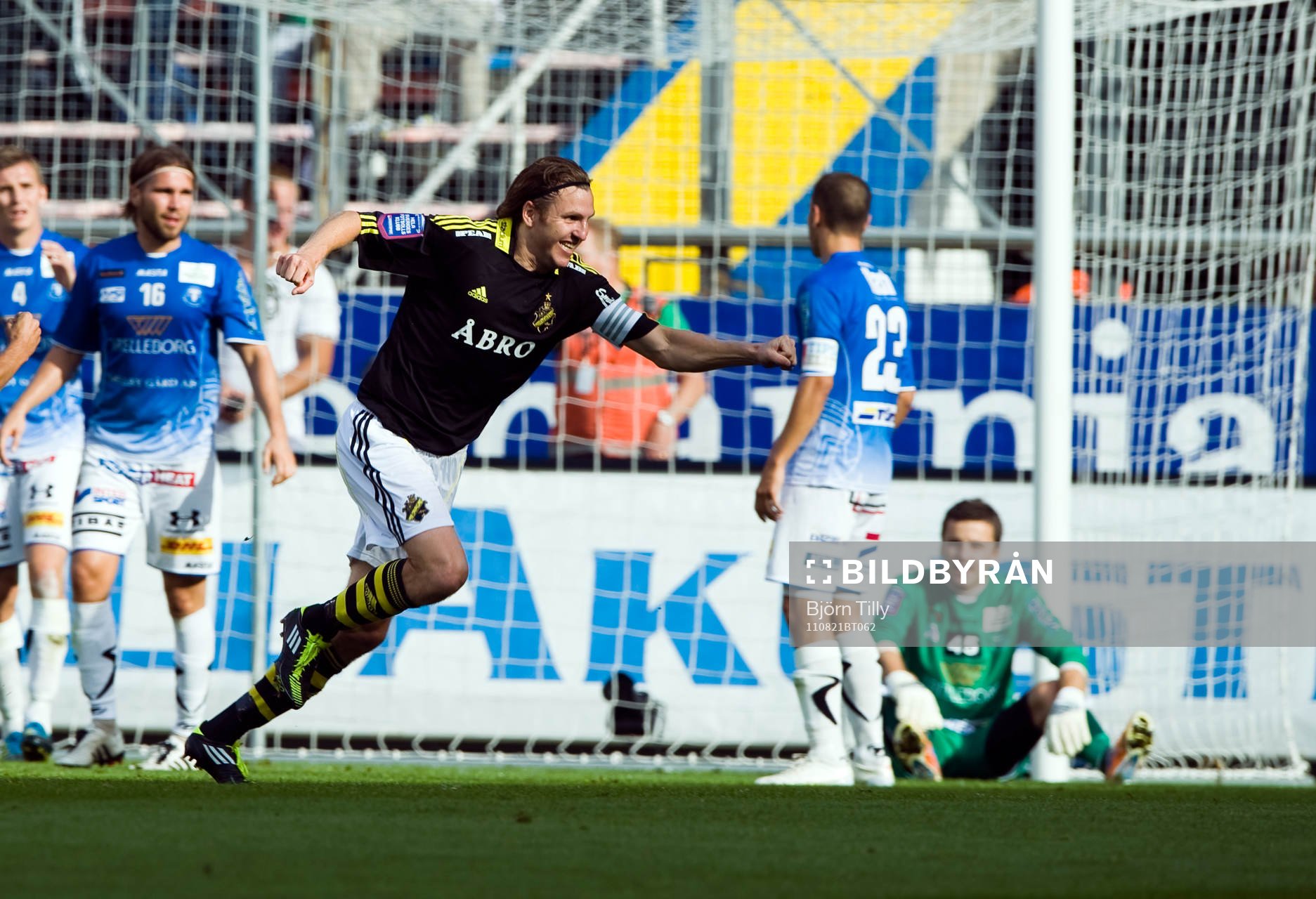 Nils-Eric Johansson, AIK, jubel