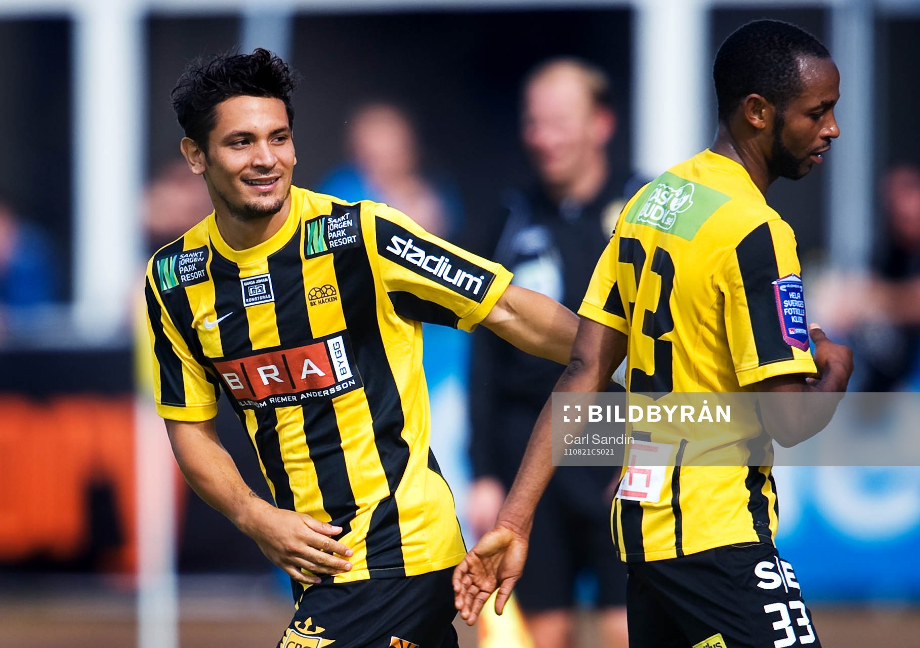 Andreas Vasquez, Häcken, debut på Rambergsvallen