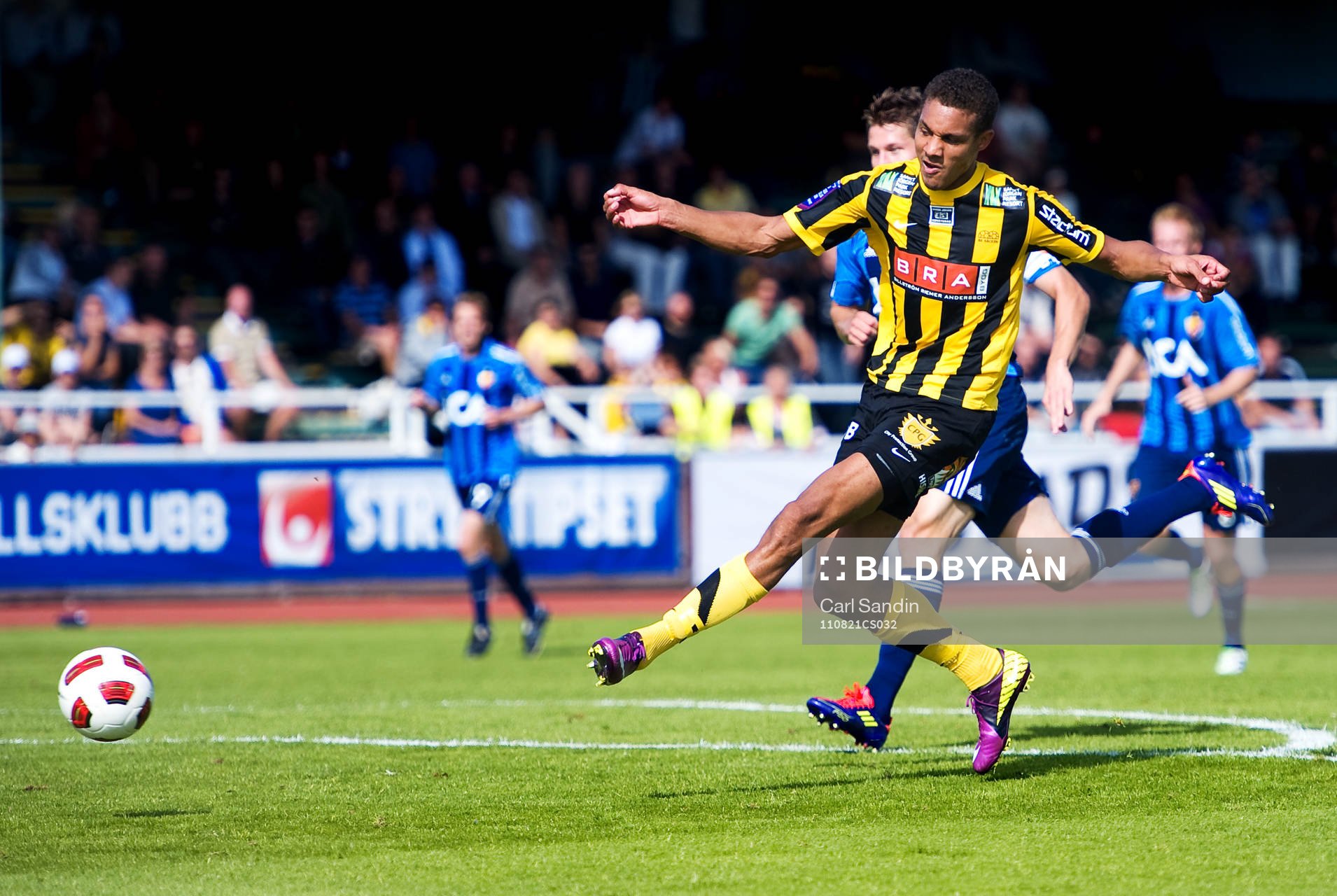 Mathias Ranégie, Häcken, skjuter 2-0