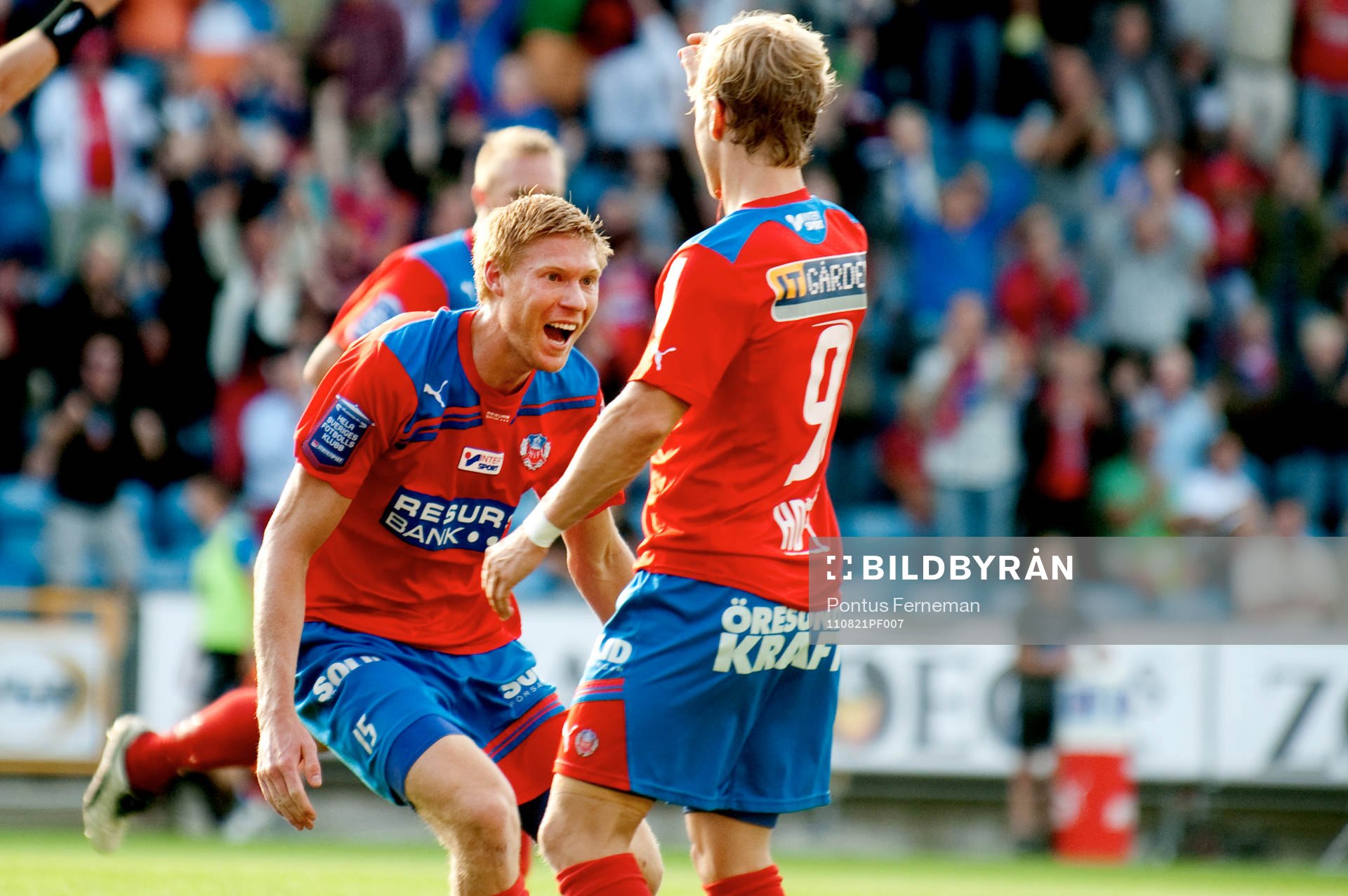 Markus Holgersson, Erik Sundin, Helsingborg, jubel