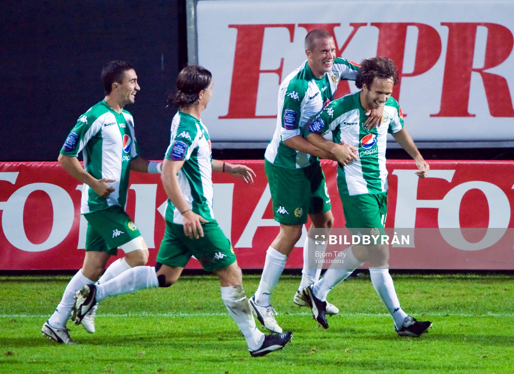 Patrik Gerrbrand och Petter Furuseth, Hammarby, jubel