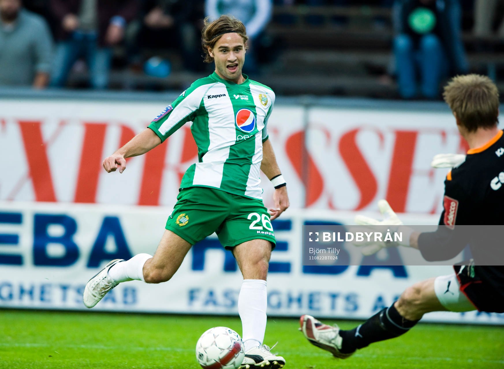 Simon Helg, Hammarby på väg att göra 1-0
