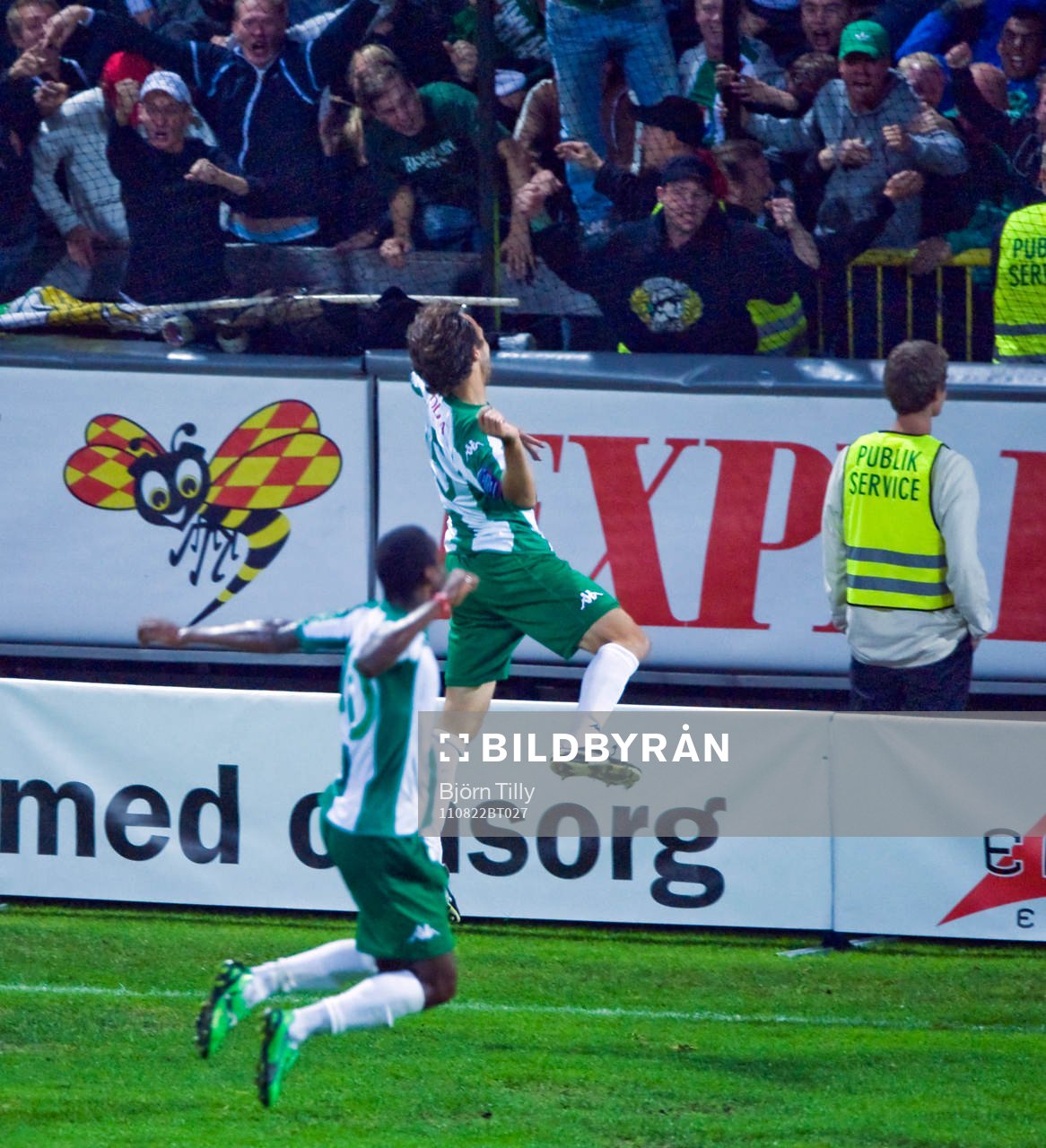 Petter Furuseth, Hammarby, jubel