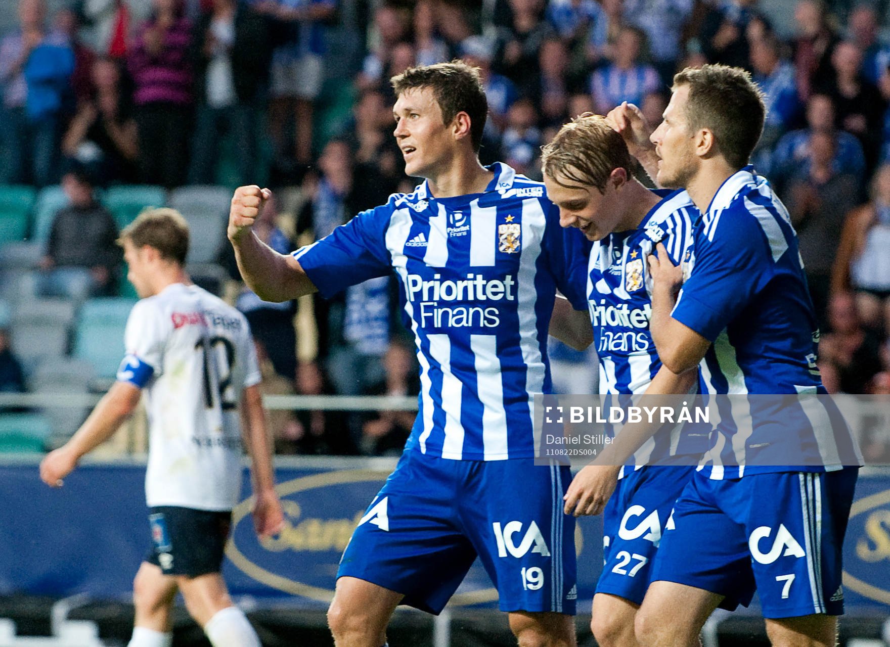 Hannes Stiller, IFK Göteborg, gör 3-0, jubel