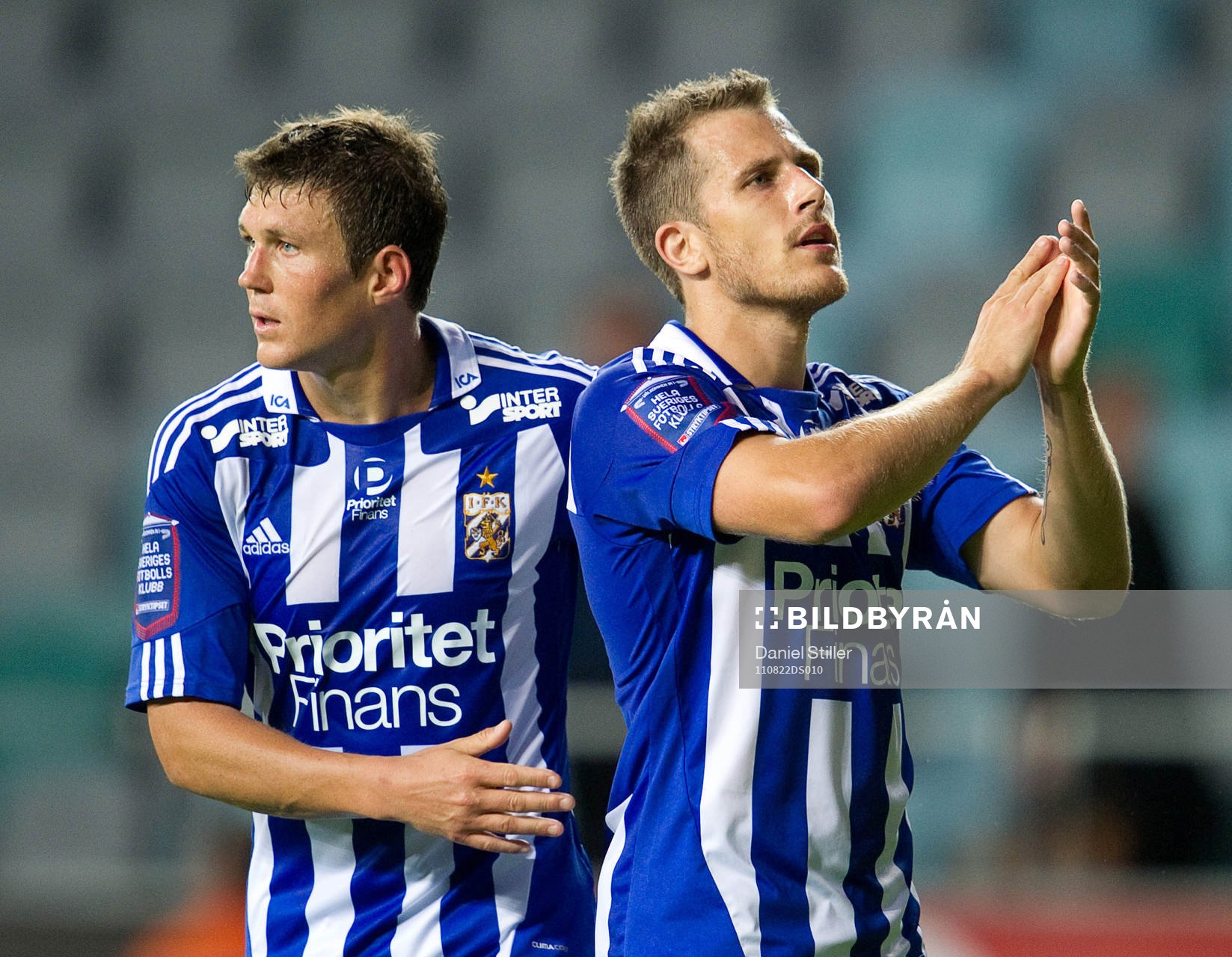 Dagens målskyttar, Hannes Stiller och Tobias Hysén