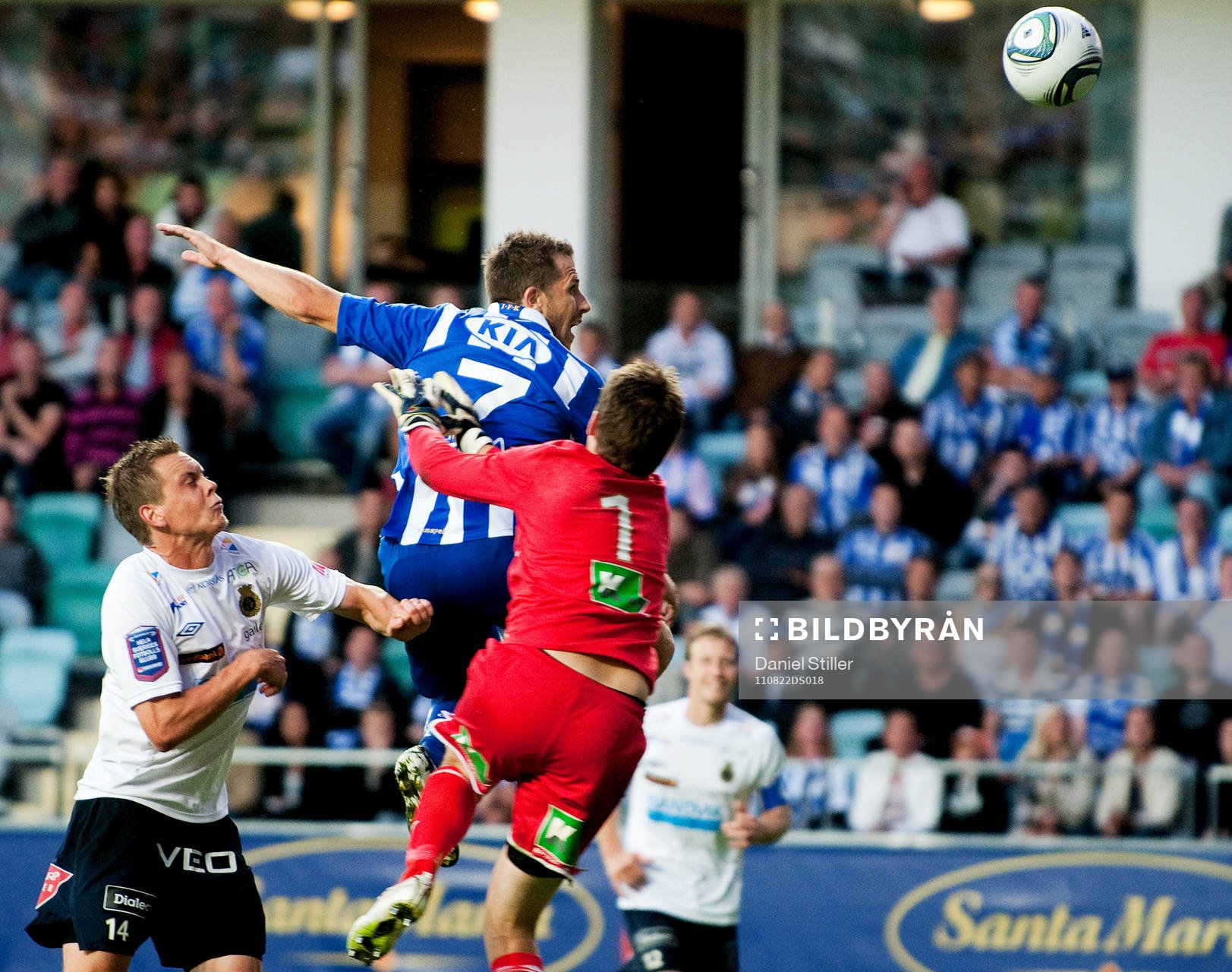 Tobias Hysén, IFK Göteborg, gör 2-0 bakom Mattias