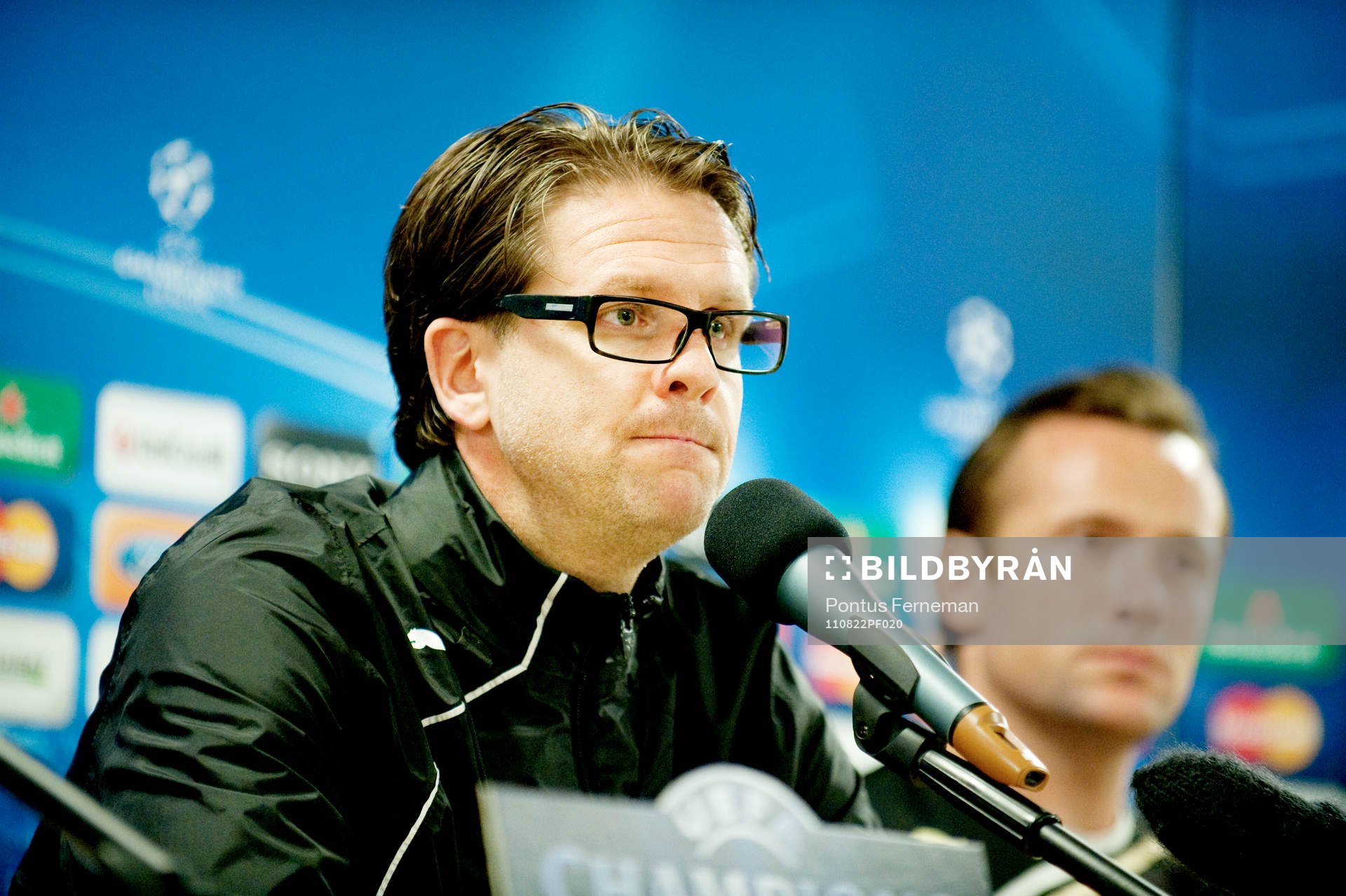 Rikard Norling, tränare och Ulrich Vinzents