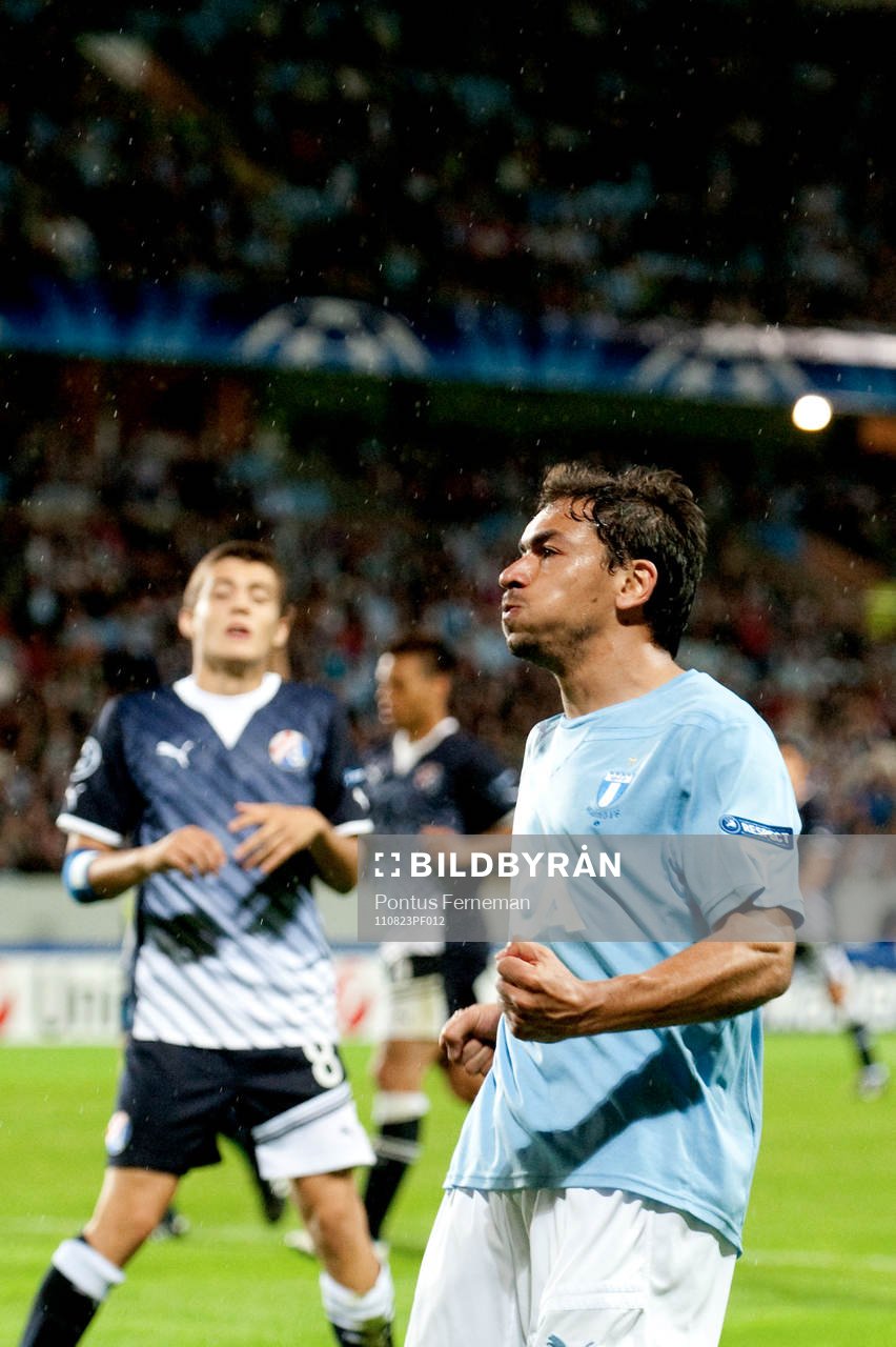 Fotboll, Champions League, Play-Off, Malmö FF - Dinamo
