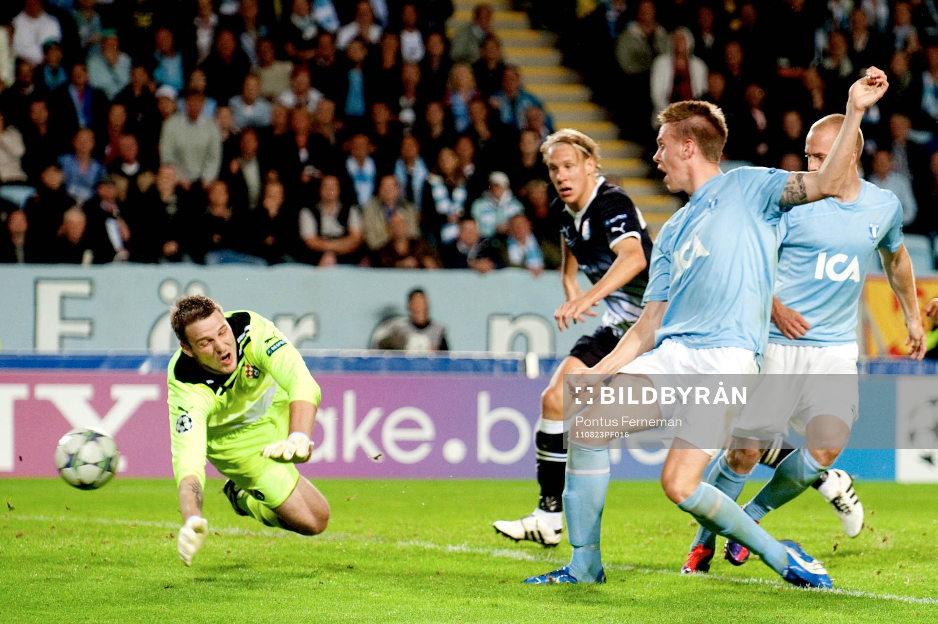 Fotboll, Champions League, Play-Off, Malmö FF - Dinamo