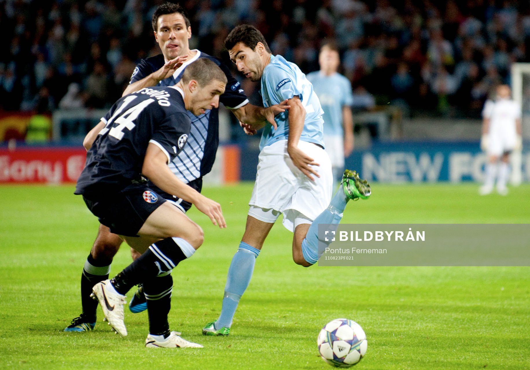 Fotboll, Champions League, Play-Off, Malmö FF - Dinamo