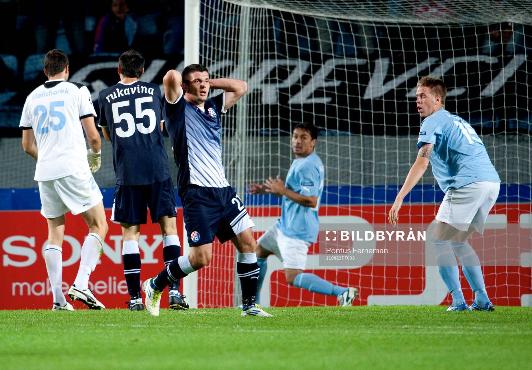 Fotboll, Champions League, Play-Off, Malmö FF - Dinamo