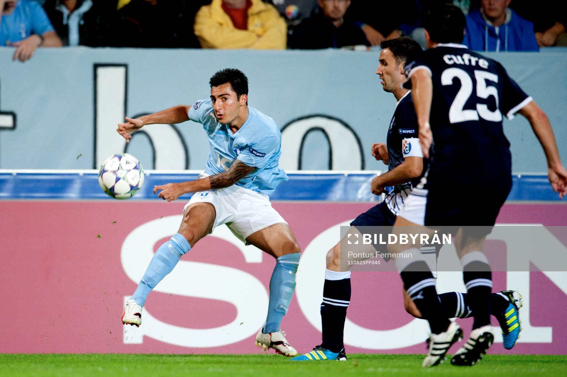 Fotboll, Champions League, Play-Off, Malmö FF - Dinamo