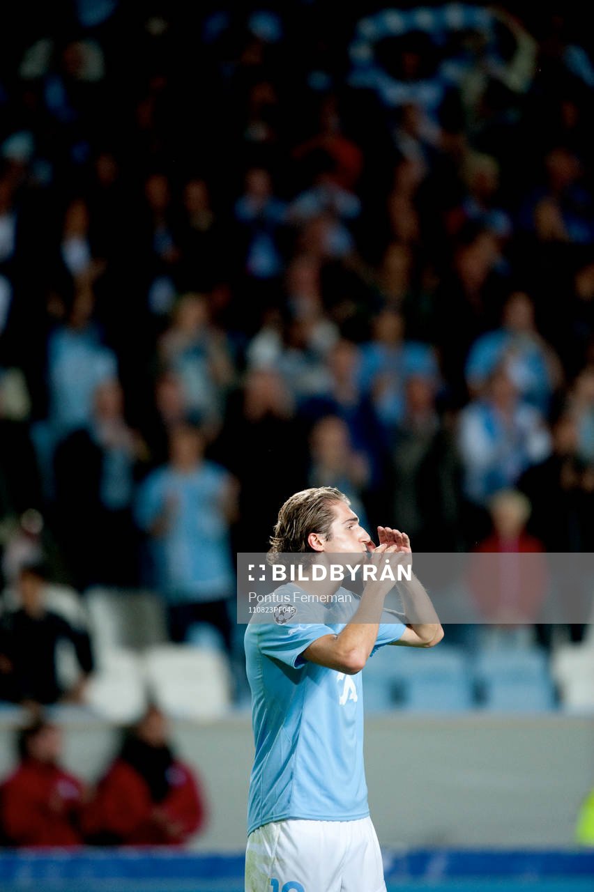 Fotboll, Champions League, Play-Off, Malmö FF - Dinamo