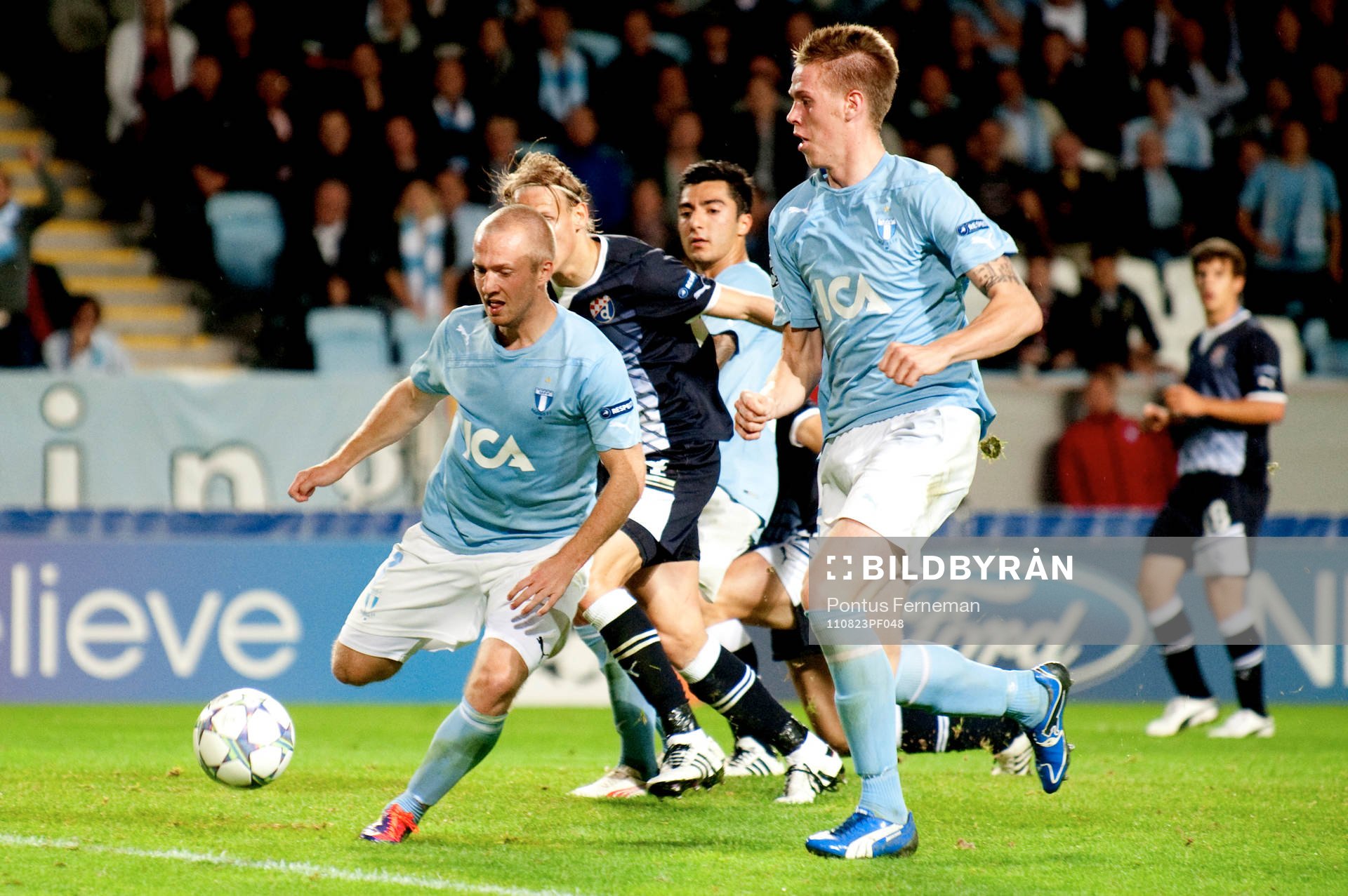 Fotboll, Champions League, Play-Off, Malmö FF - Dinamo