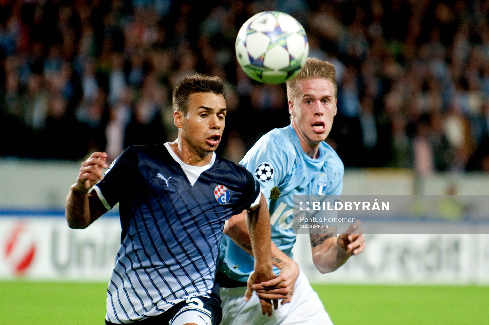 Fotboll, Champions League, Play-Off, Malmö FF - Dinamo
