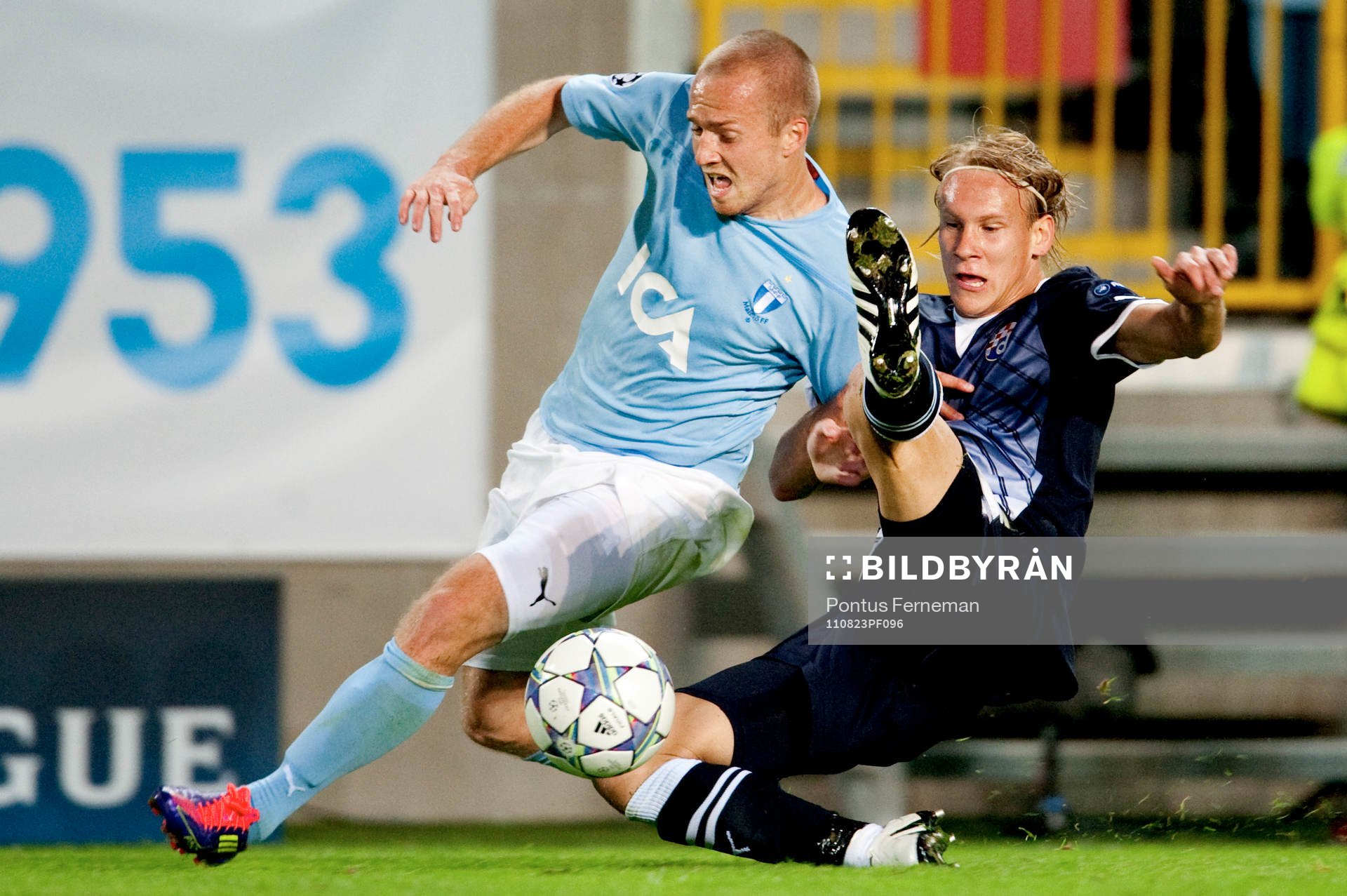 Fotboll, Champions League, Play-Off, Malmö FF - Dinamo